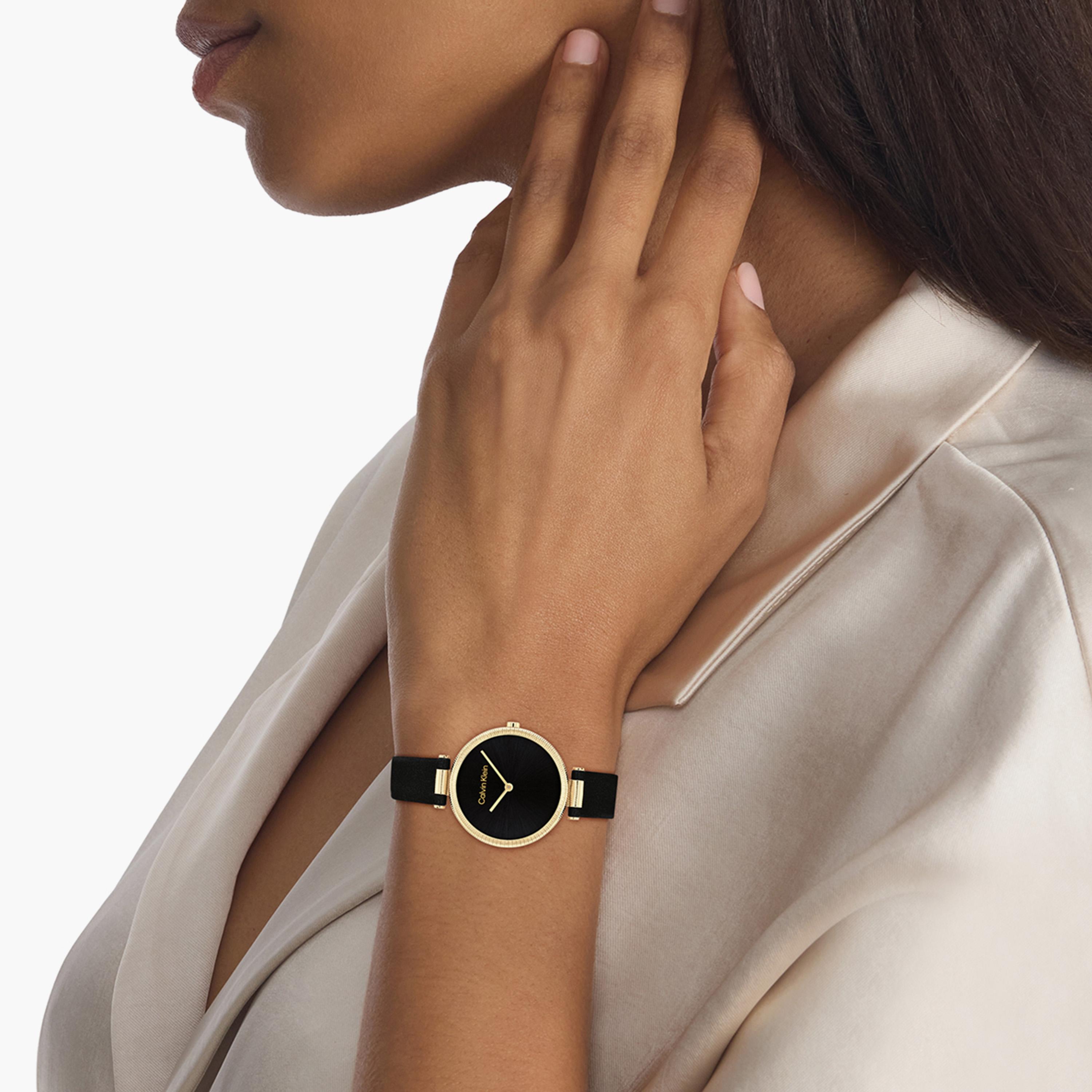 كالفن كلاين- ساعة للنساء 32 ملم بسوار من الستانلس ستيل بلونين | 25100017-women-watchesandjewellery-watches-image-4