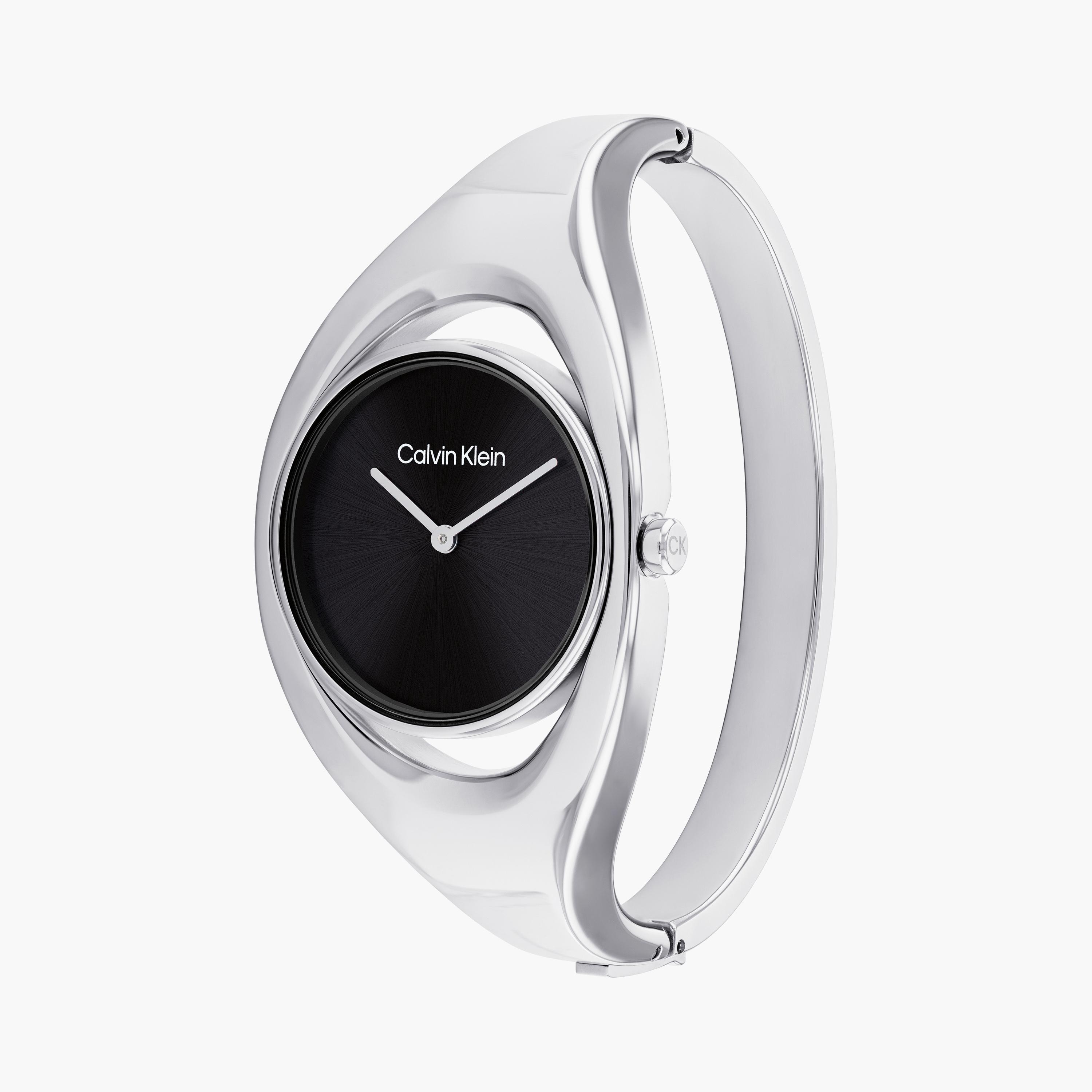 كالفن كلاين- ساعة للنساء 33 ملم بسوار من الستانلس ستيل بلونين | 25200423-women-watchesandjewellery-watches-image-2