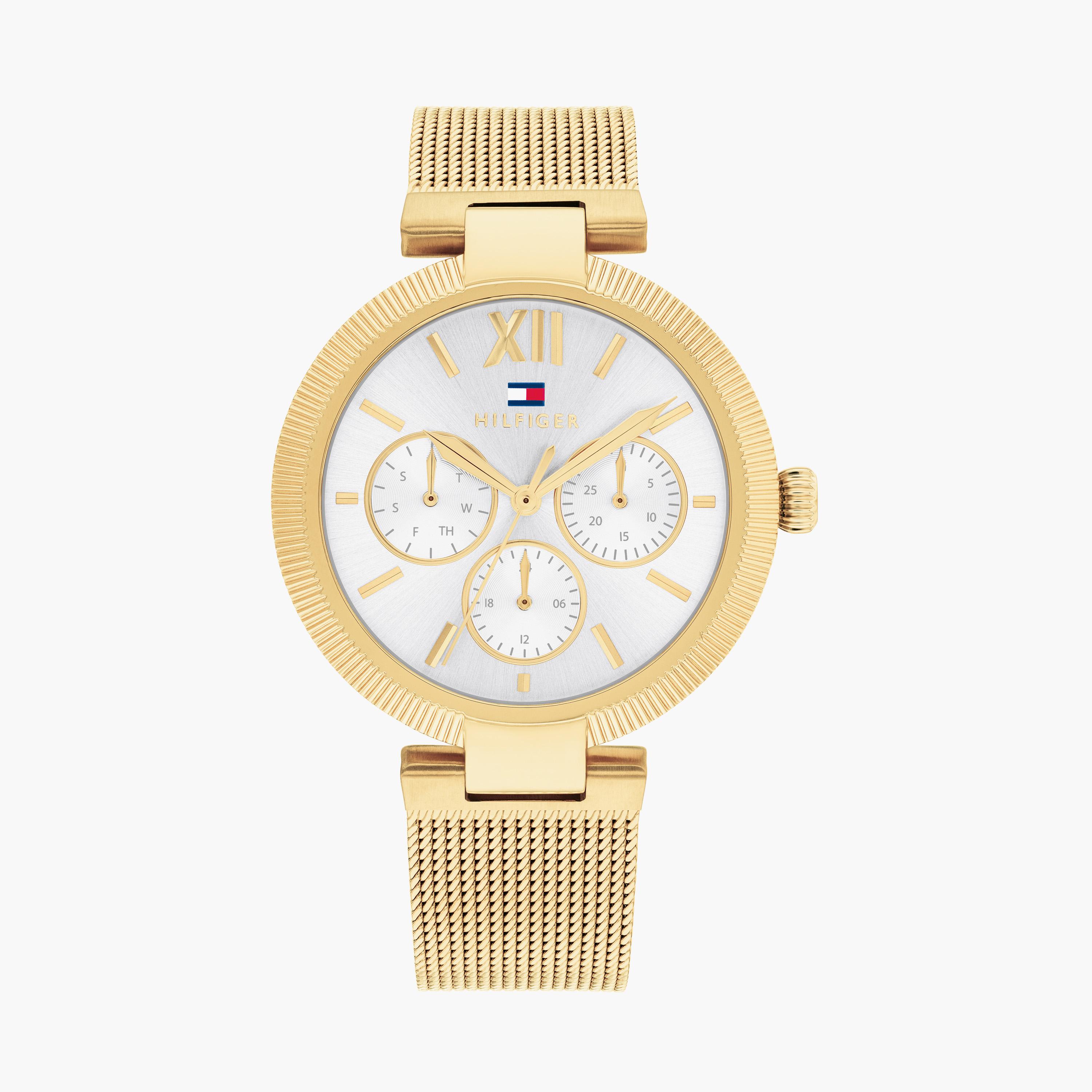 Tommy Hilfiger Women's 36 MM Gold Chronograph Stainless Steel Watch | 1782694-women-watchesandjewellery-watches-image-1