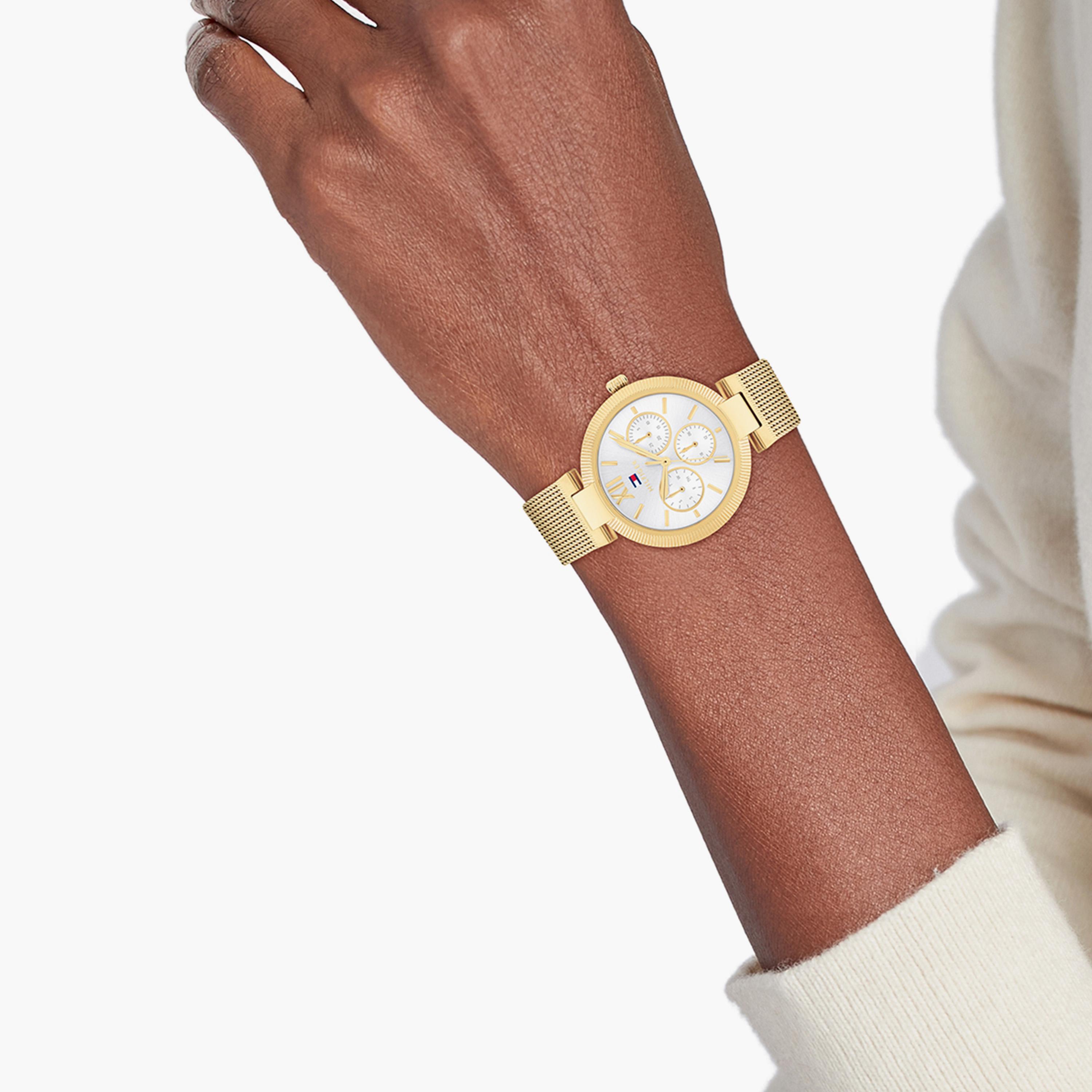 Tommy Hilfiger Women's 36 MM Gold Chronograph Stainless Steel Watch | 1782694-women-watchesandjewellery-watches-image-4