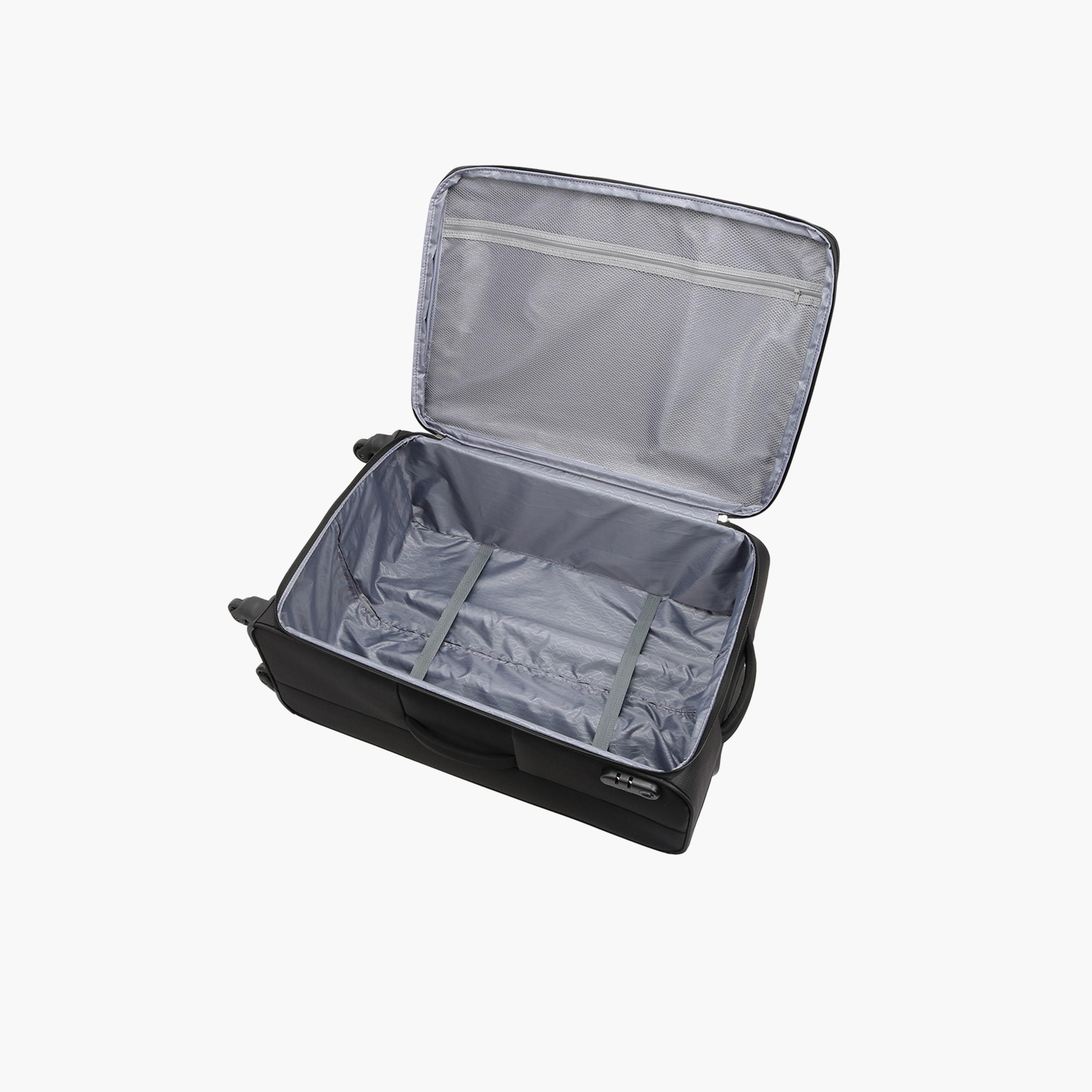 American Tourister Portland 68 CM Medium Check-in Polyester Soft Sided 4-Wheeler Spinner Trolley Bag with Combination Lock | FL909902-travel-luggagesandbags-luggage-image-9