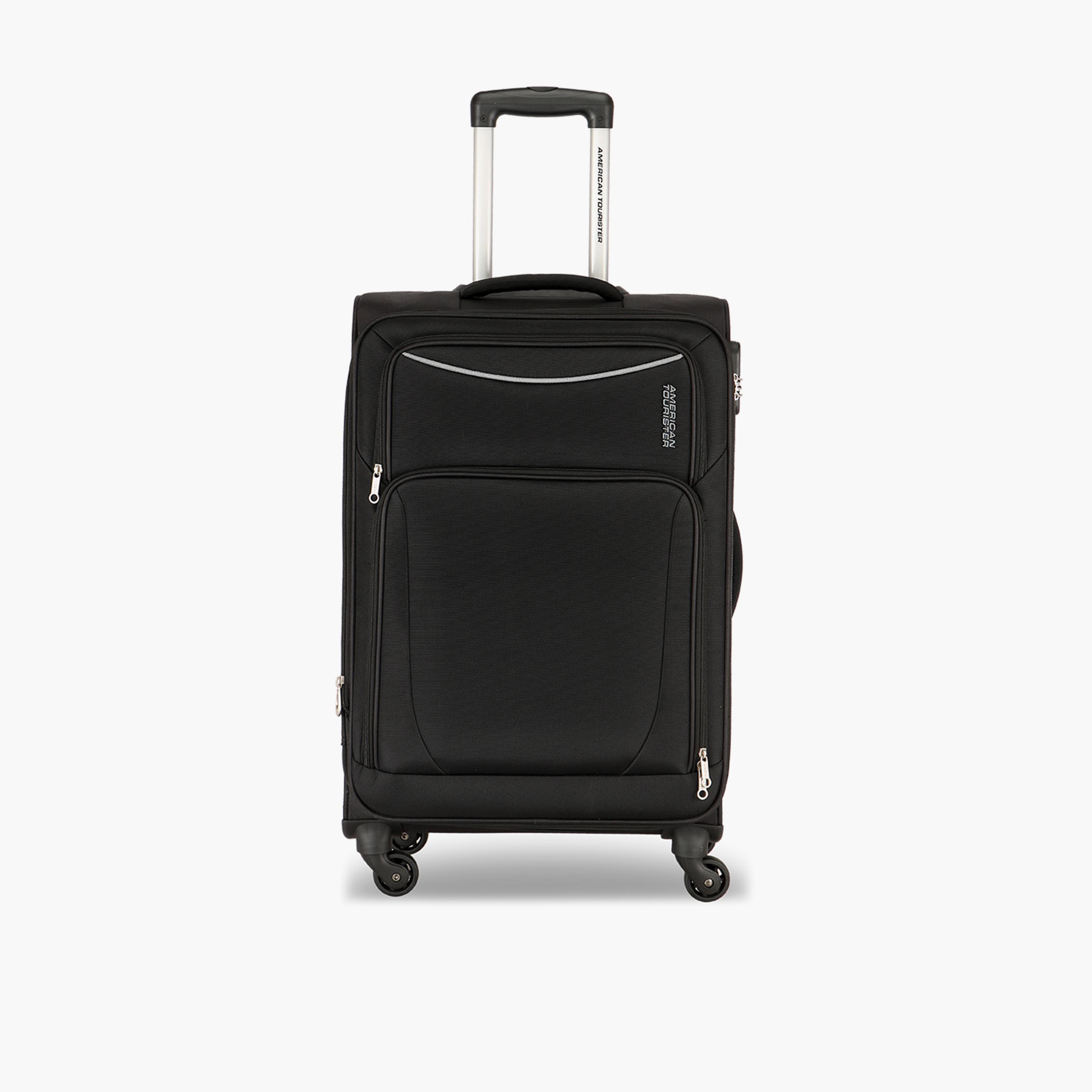 American Tourister Portland 79 CM Large Check-in Polyester Soft Sided 4-Wheeler Spinner Trolley Bag with Combination Lock | FL909903-travel-luggagesandbags-luggage-image-1