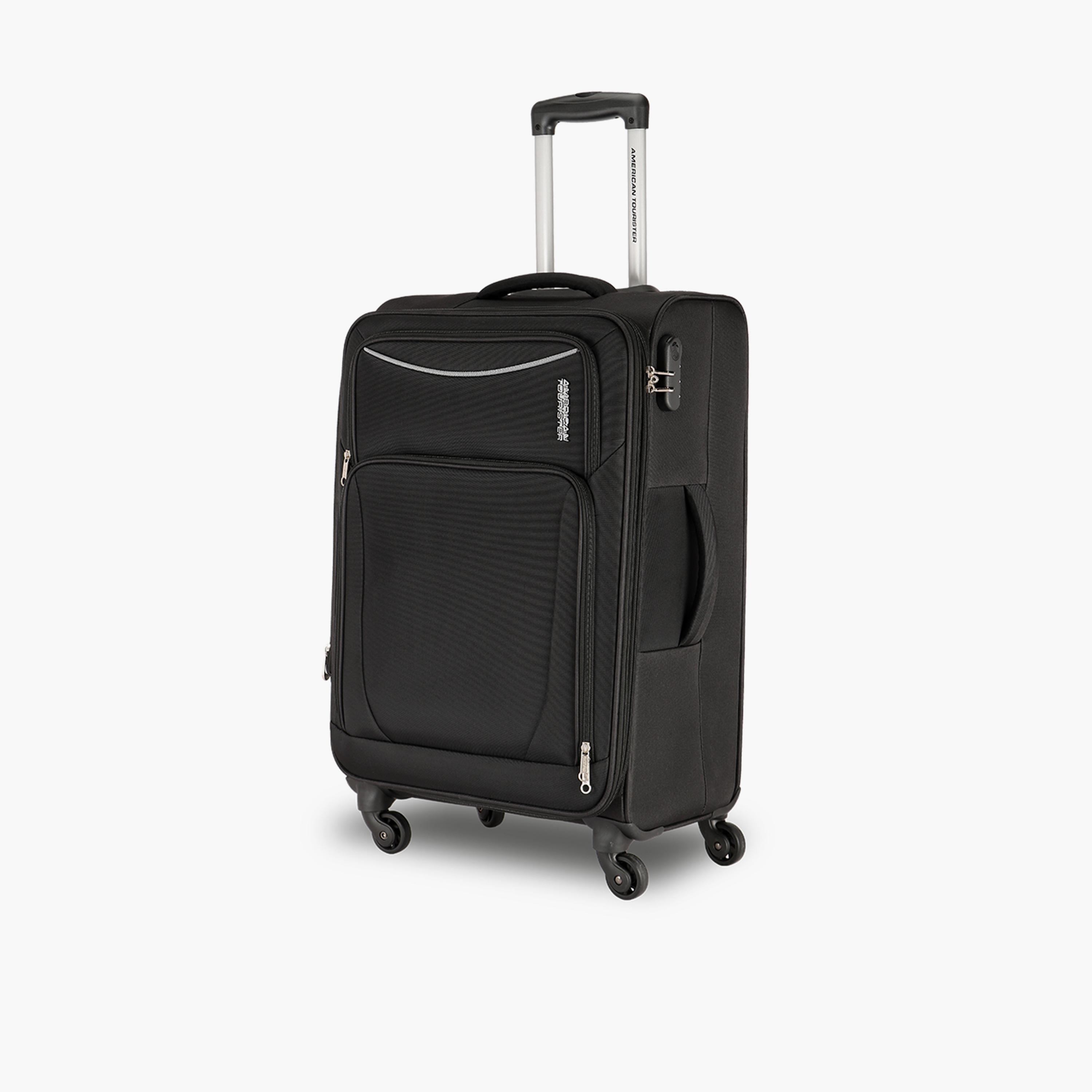 American Tourister Portland 79 CM Large Check-in Polyester Soft Sided 4-Wheeler Spinner Trolley Bag with Combination Lock | FL909903-travel-luggagesandbags-luggage-image-7