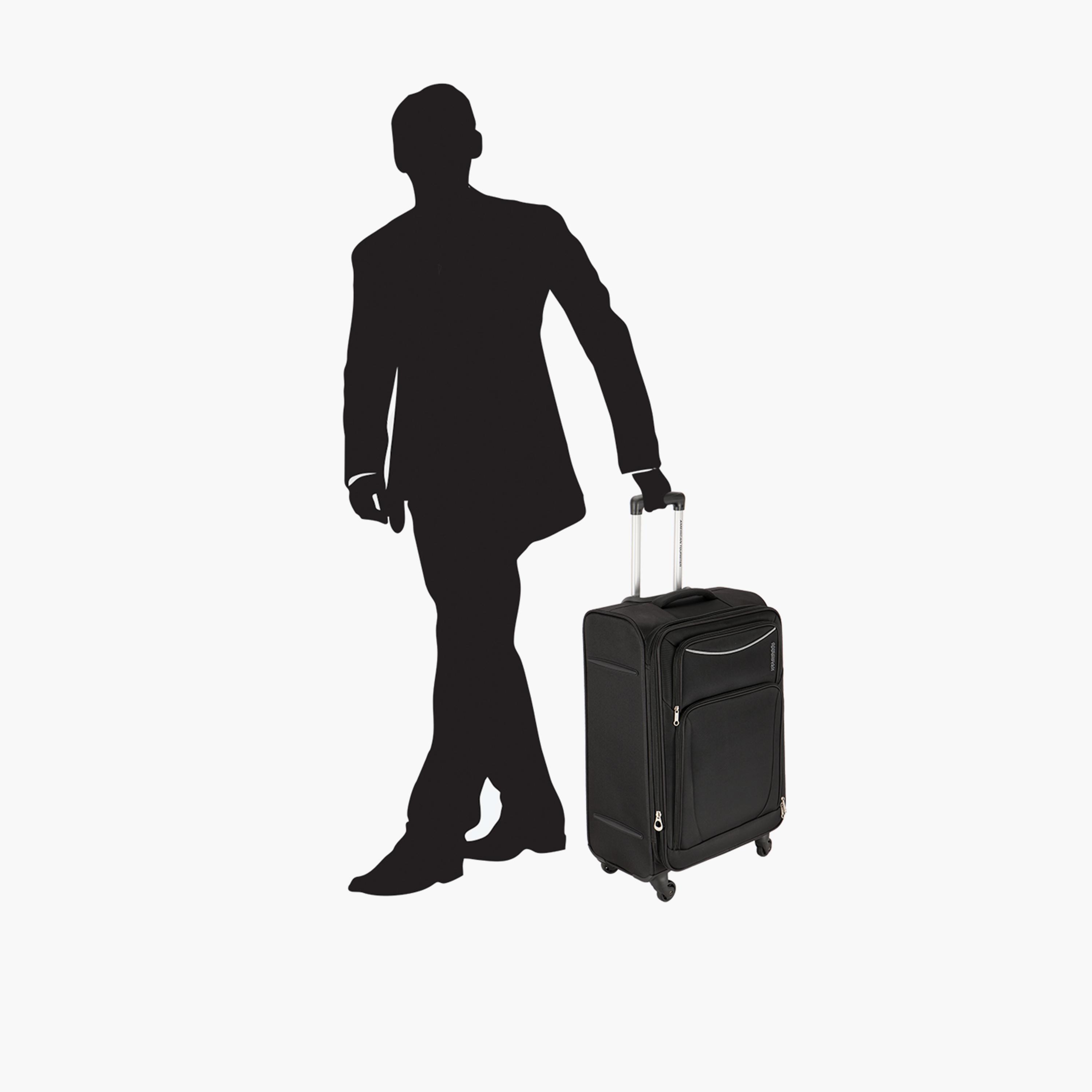 American Tourister Portland 79 CM Large Check-in Polyester Soft Sided 4-Wheeler Spinner Trolley Bag with Combination Lock | FL909903-travel-luggagesandbags-luggage-image-8