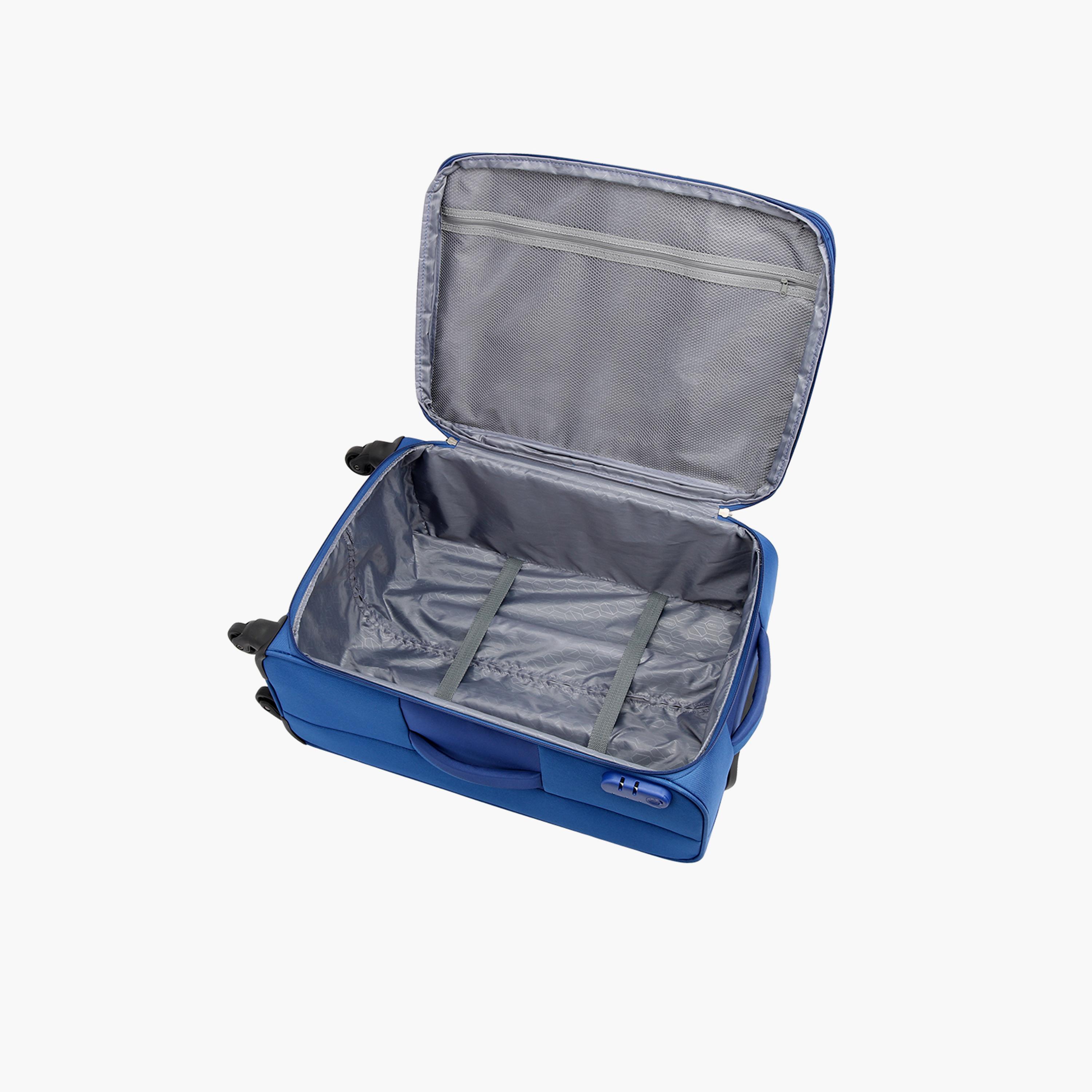 American Tourister Portland 68 CM Medium Check-in Polyester Soft Sided 4-Wheeler Spinner Trolley Bag with Combination Lock | FL901902-travel-luggagesandbags-luggage-image-9