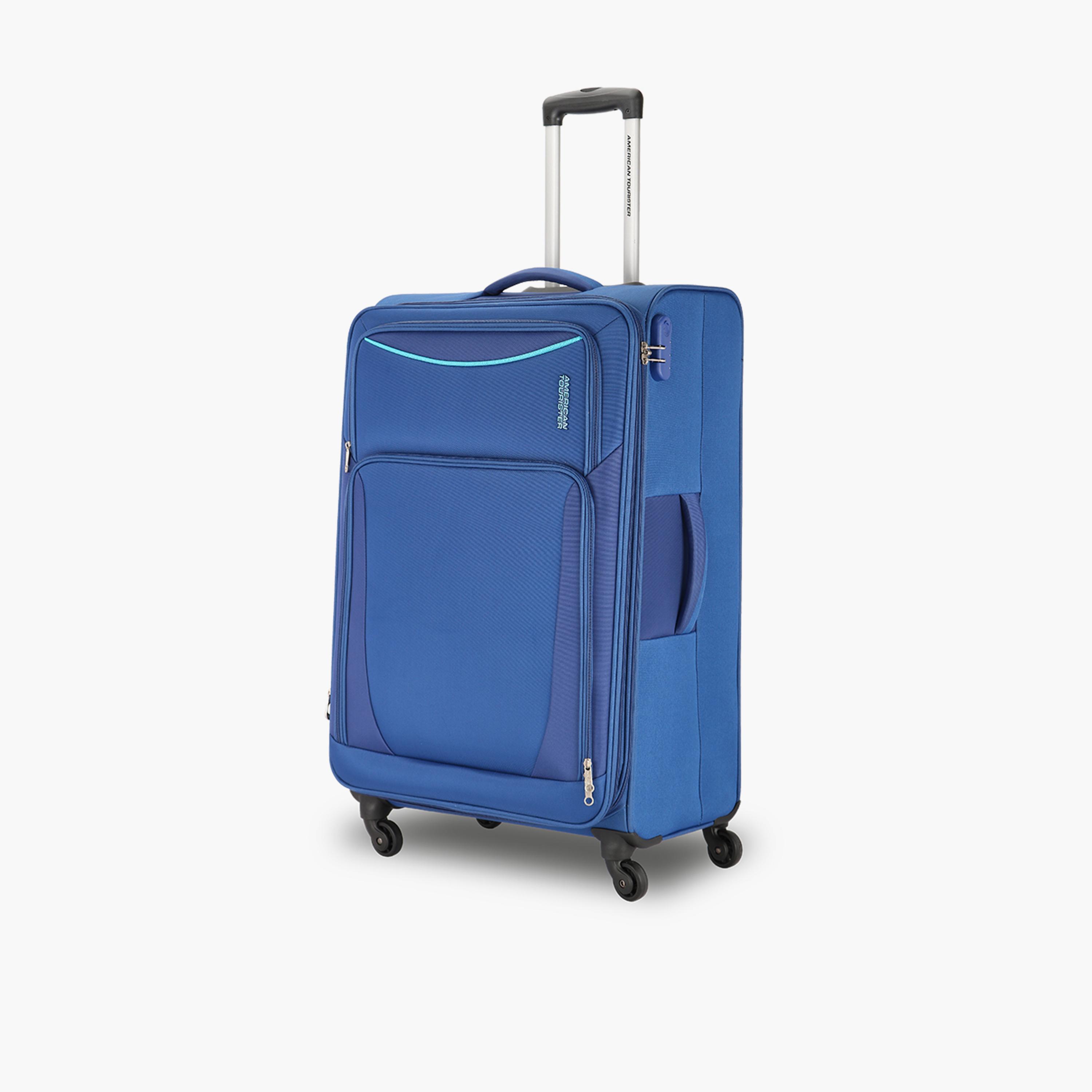 American Tourister Portland 79 CM Large Check-in Polyester Soft Sided 4-Wheeler Spinner Trolley Bag with Combination Lock | FL901903-travel-luggagesandbags-luggage-image-7
