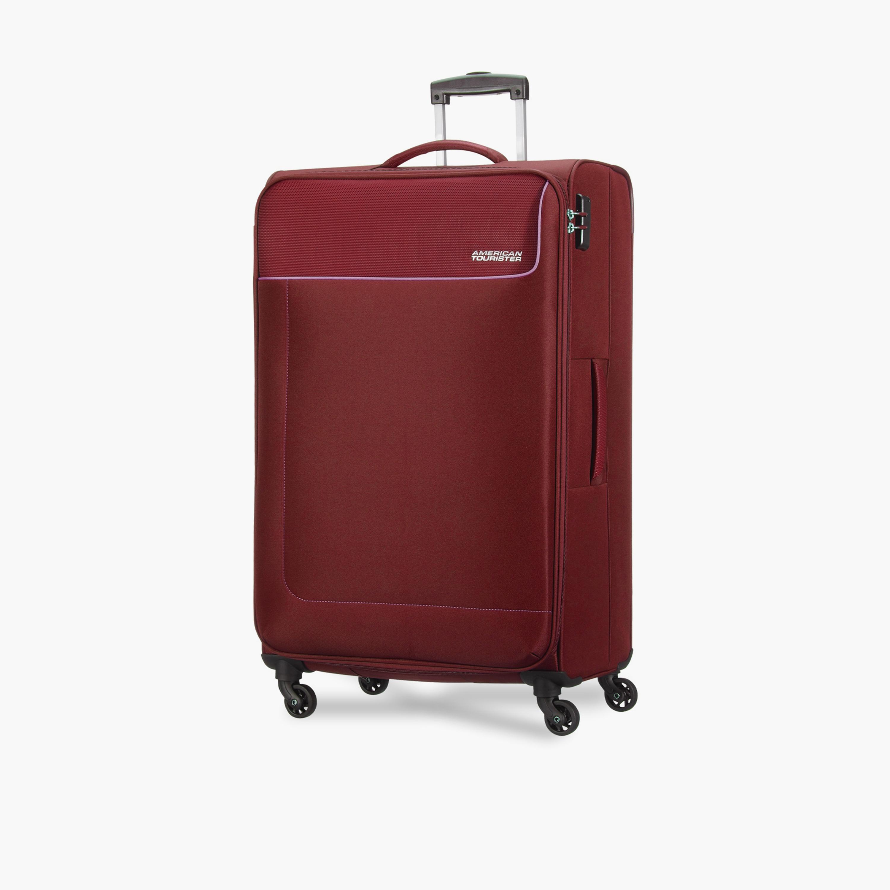 American Tourister Jamaica 80 CM Large Check-in Polyester Soft Sided 4-Wheeler Spinner Trolley Bag with TSA Lock | 27O02103-travel-luggagesandbags-luggage-image-1