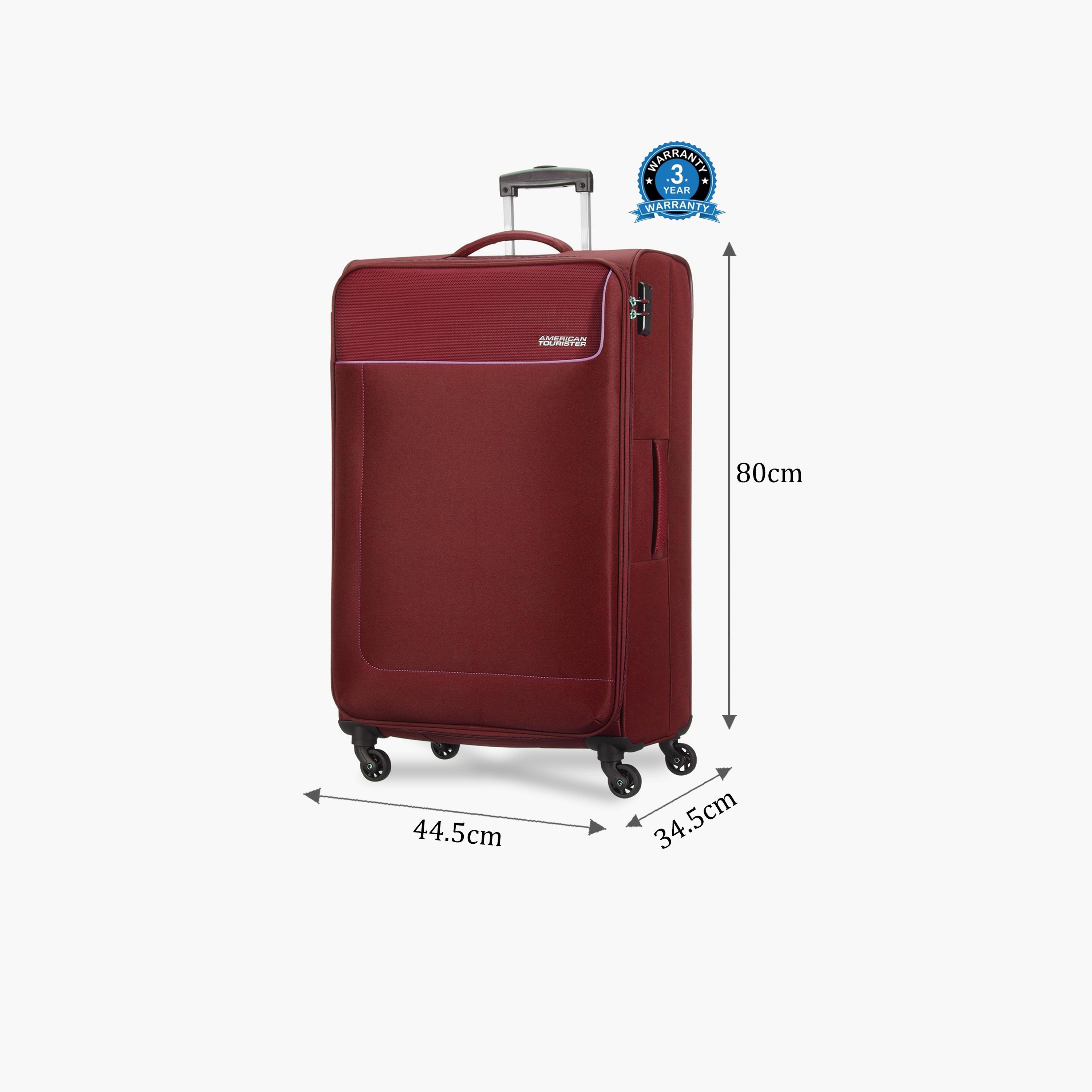 American Tourister Jamaica 80 CM Large Check-in Polyester Soft Sided 4-Wheeler Spinner Trolley Bag with TSA Lock | 27O02103-travel-luggagesandbags-luggage-image-2
