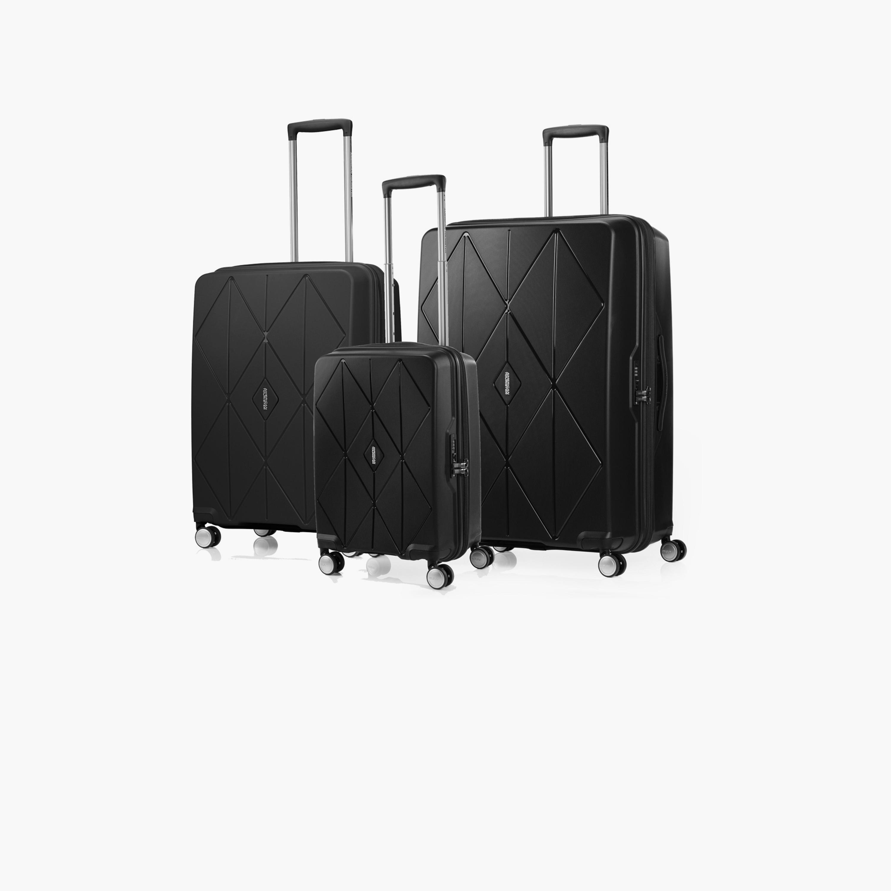 American Tourister Argyle Set of 3 Polypropylene Hard Sided 4-Wheeler Spinner Trolley Bag with TSA Lock | QH709006-travel-luggagesandbags-luggage-image-1