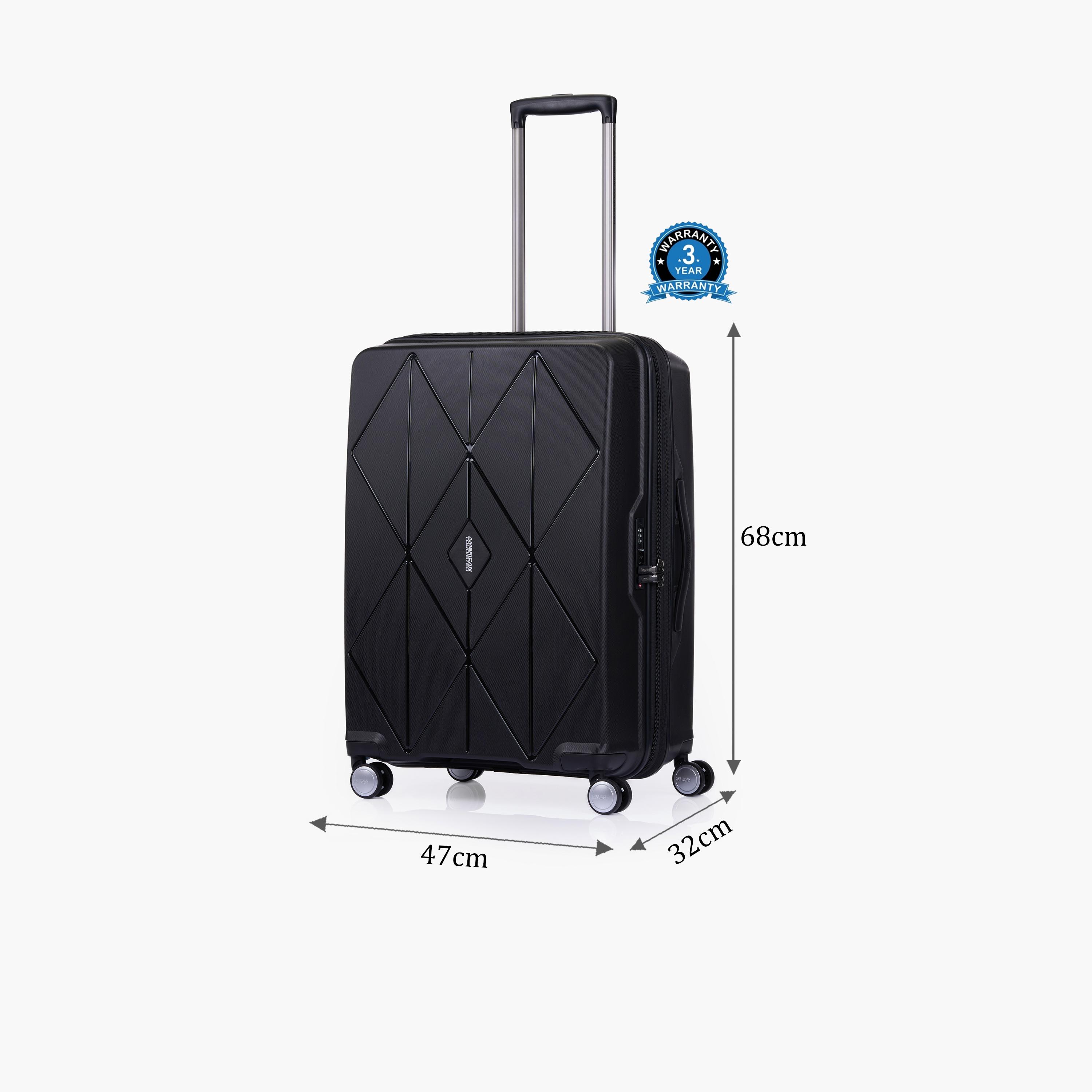 American Tourister Argyle 68 CM Medium Check-in Polypropylene Hard Sided 4-Wheeler Spinner Trolley Bag with TSA Lock | QH709002-travel-luggagesandbags-luggage-image-2