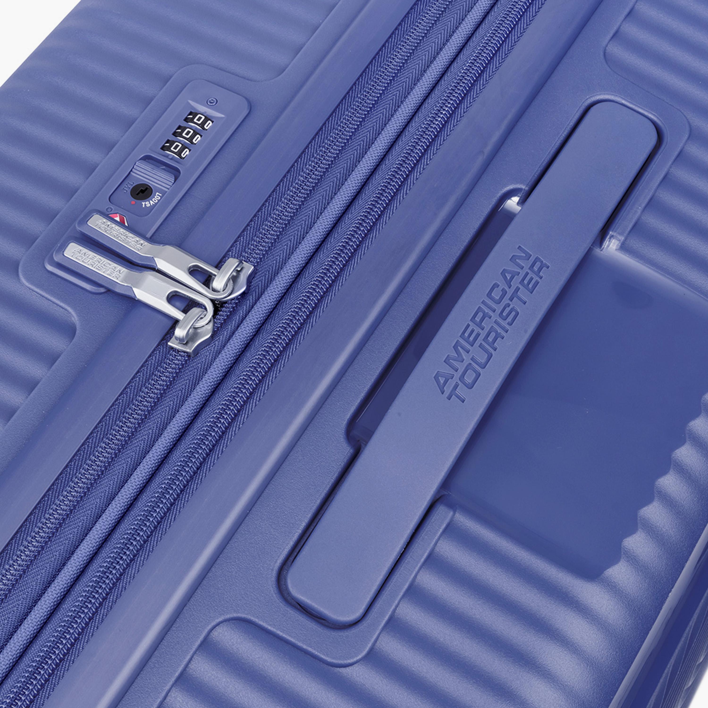 American Tourister Curio Set of 3 Polypropylene Hard Sided 4-Wheeler Spinner Trolley Bag with TSA Lock | AO837026-travel-luggagesandbags-luggage-image-5