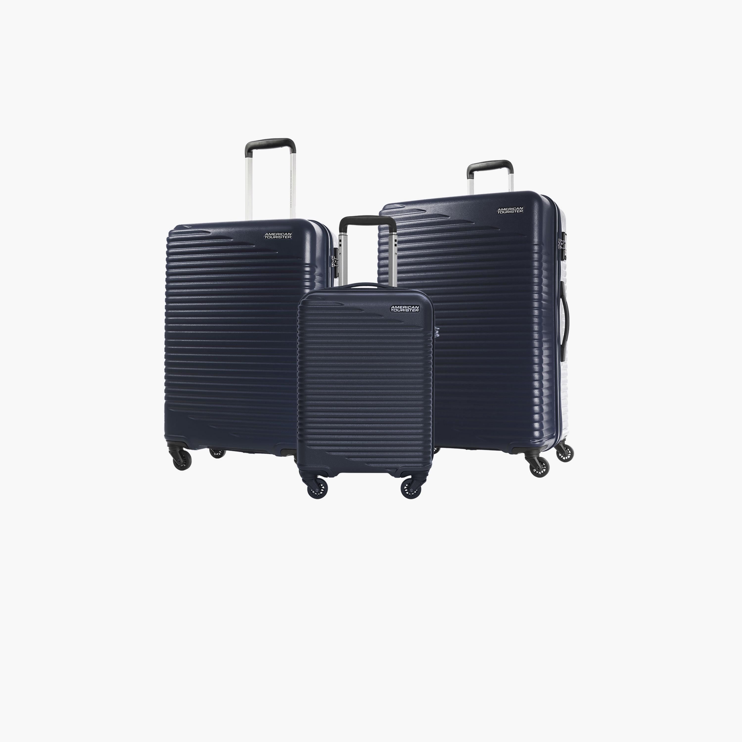 American Tourister Skypark Set of 3 ABS Hard Sided 4-Wheeler Spinner Trolley Bag with TSA Lock | HC001004-travel-luggagesandbags-luggage-image-1
