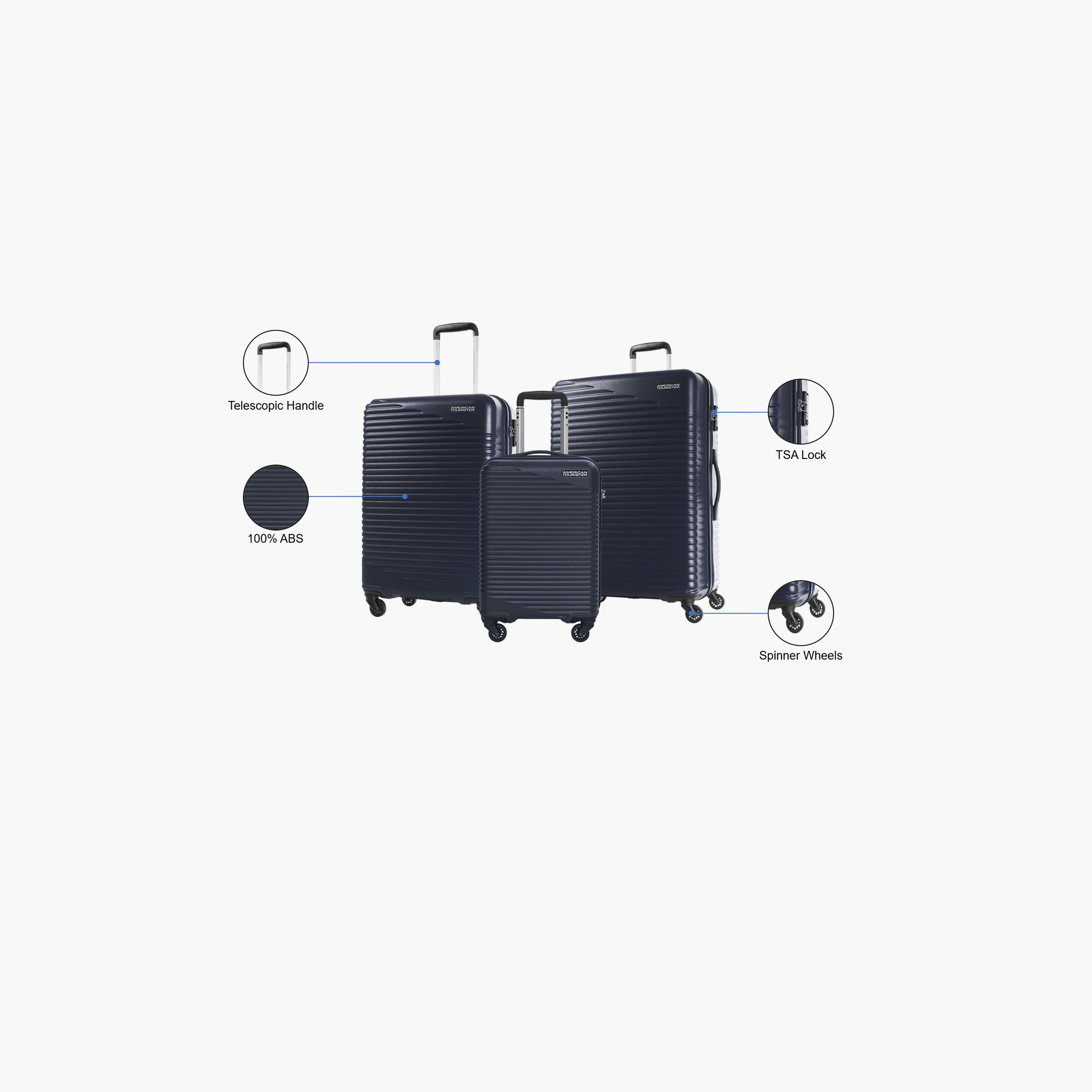 American Tourister Skypark Set of 3 ABS Hard Sided 4-Wheeler Spinner Trolley Bag with TSA Lock | HC001004-travel-luggagesandbags-luggage-image-2