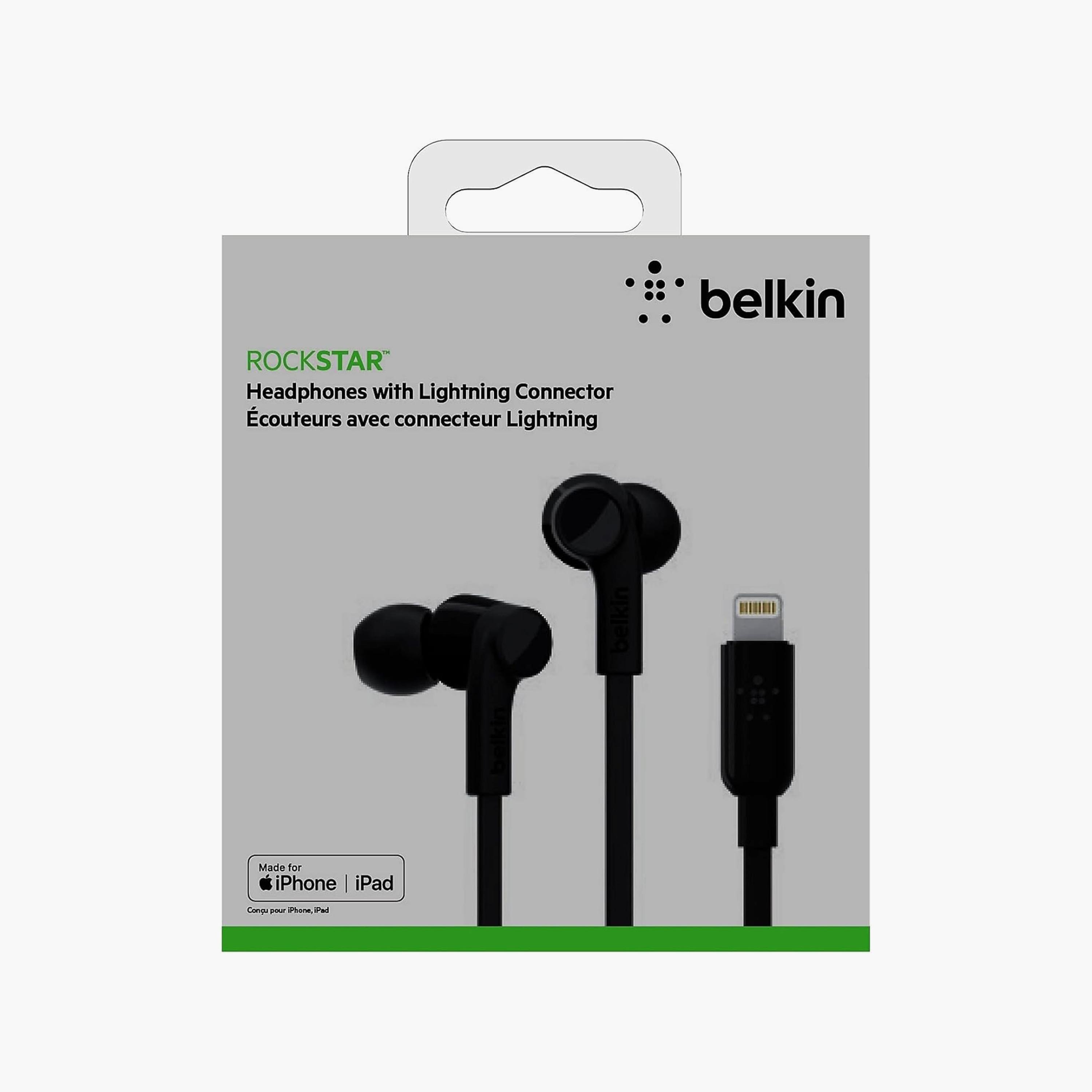 سماعات بيلكين لايتنينج داخل الأذن باللون الأسود | BKN-G3H0001VFBLK-electronics-headphonesandearphones-image-3