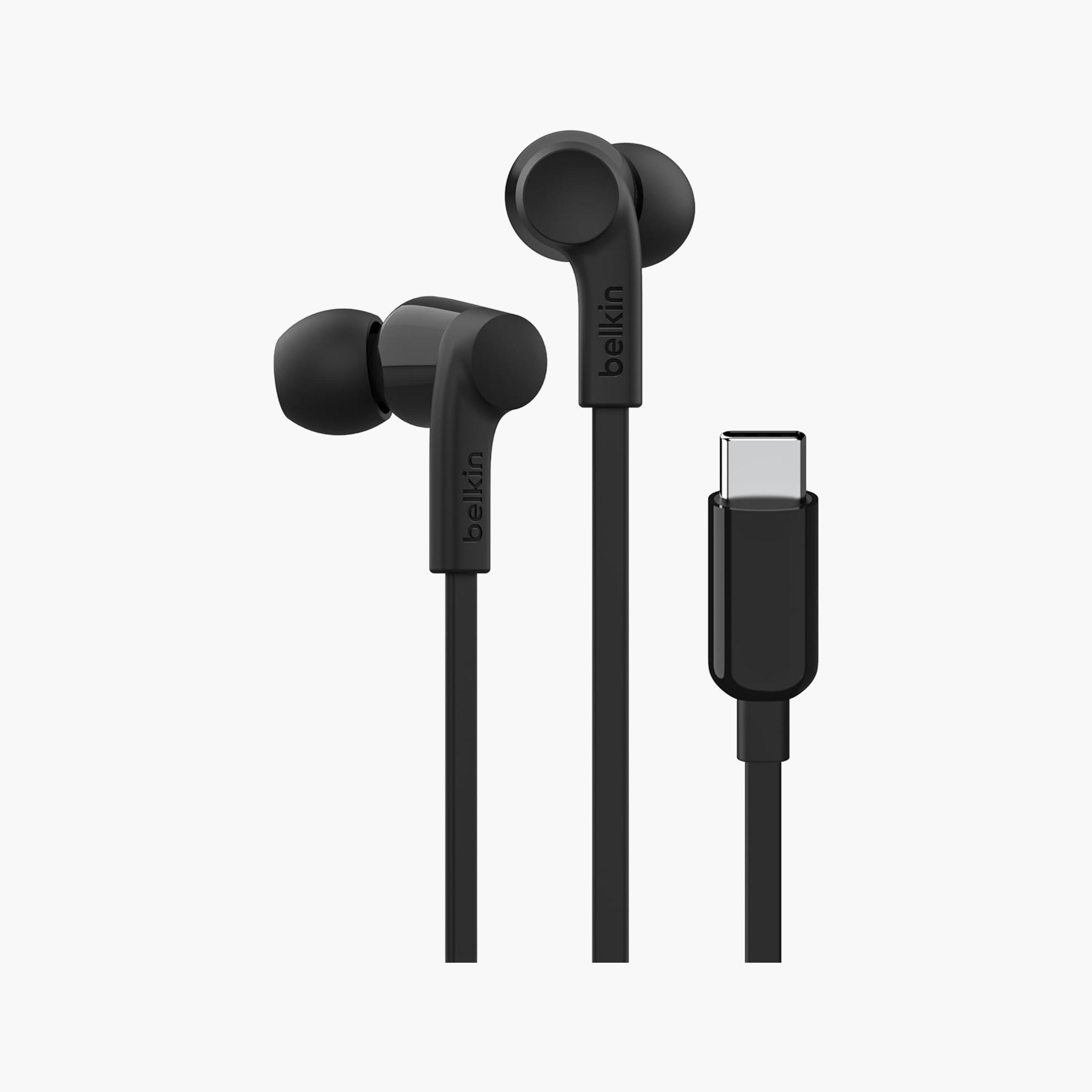 Belkin USB-C In-Ear Earphones Black | G3H0002BTBLK-electronics-headphonesandearphones-image-1