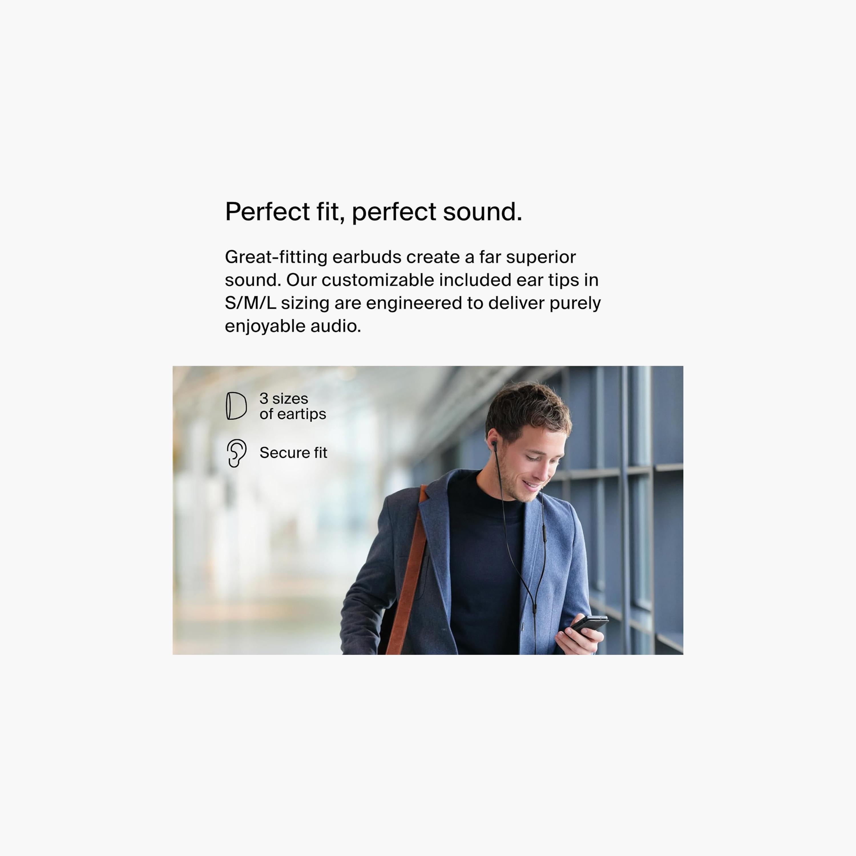 Belkin USB-C In-Ear Earphones Black | G3H0002BTBLK-electronics-headphonesandearphones-image-5
