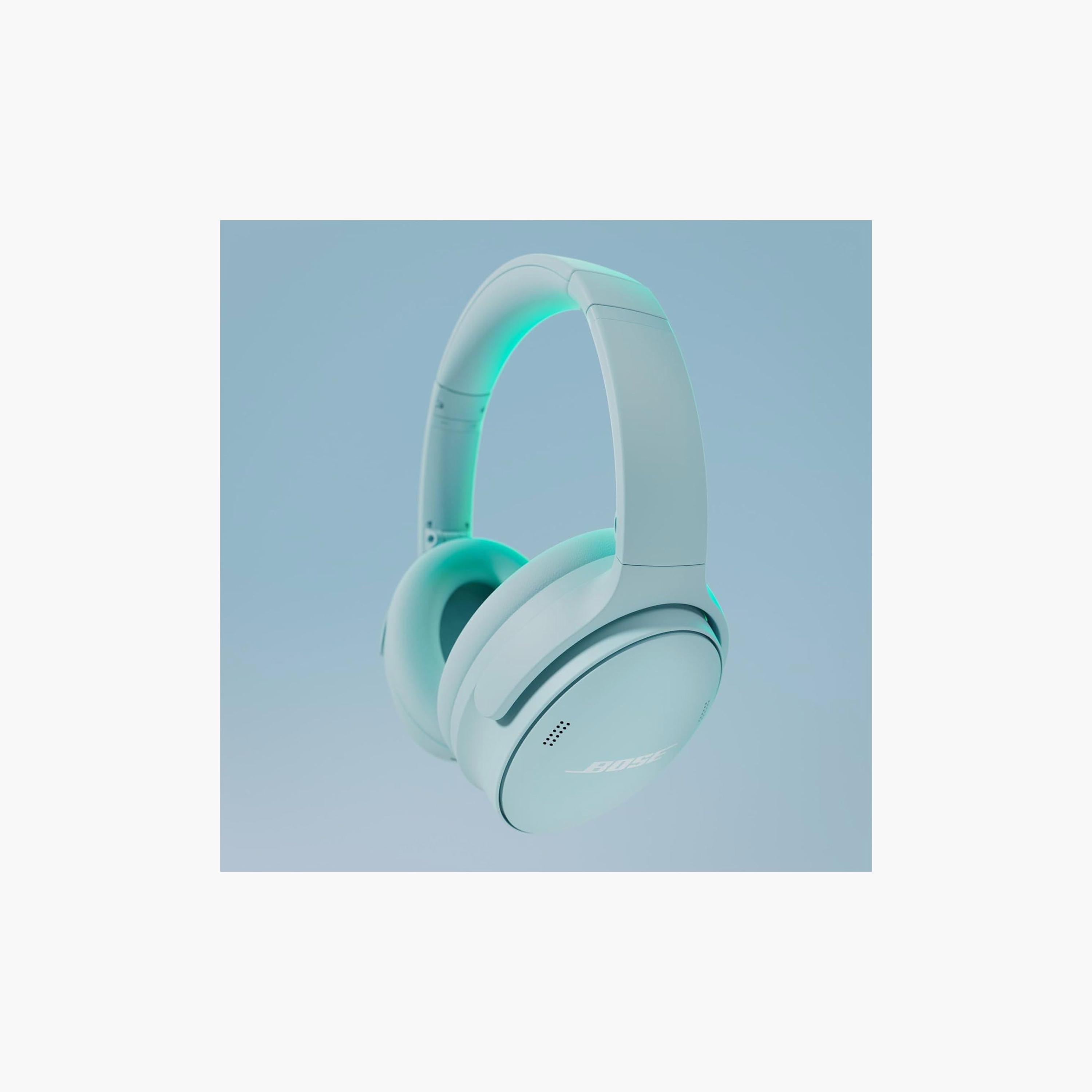 سماعات الرأس Bose QuietComfort اللاسلكية المانعة للضوضاء (لون حجر القمر الأزرق) | 884367-0500-electronics-headphonesandearphones-image-2