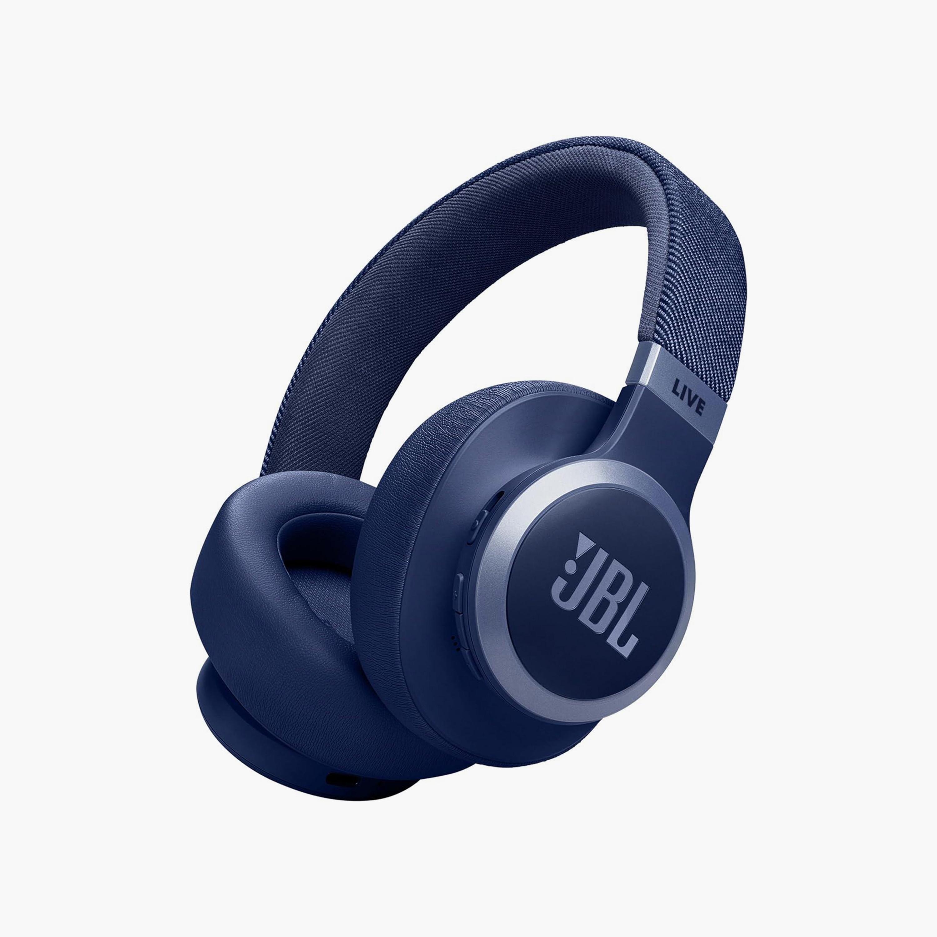 JBL Wireless Over-Ear Headphones with True Adaptive Noise Cancelling Blue | JBLLIVE770NCBLU-electronics-headphonesandearphones-image-1