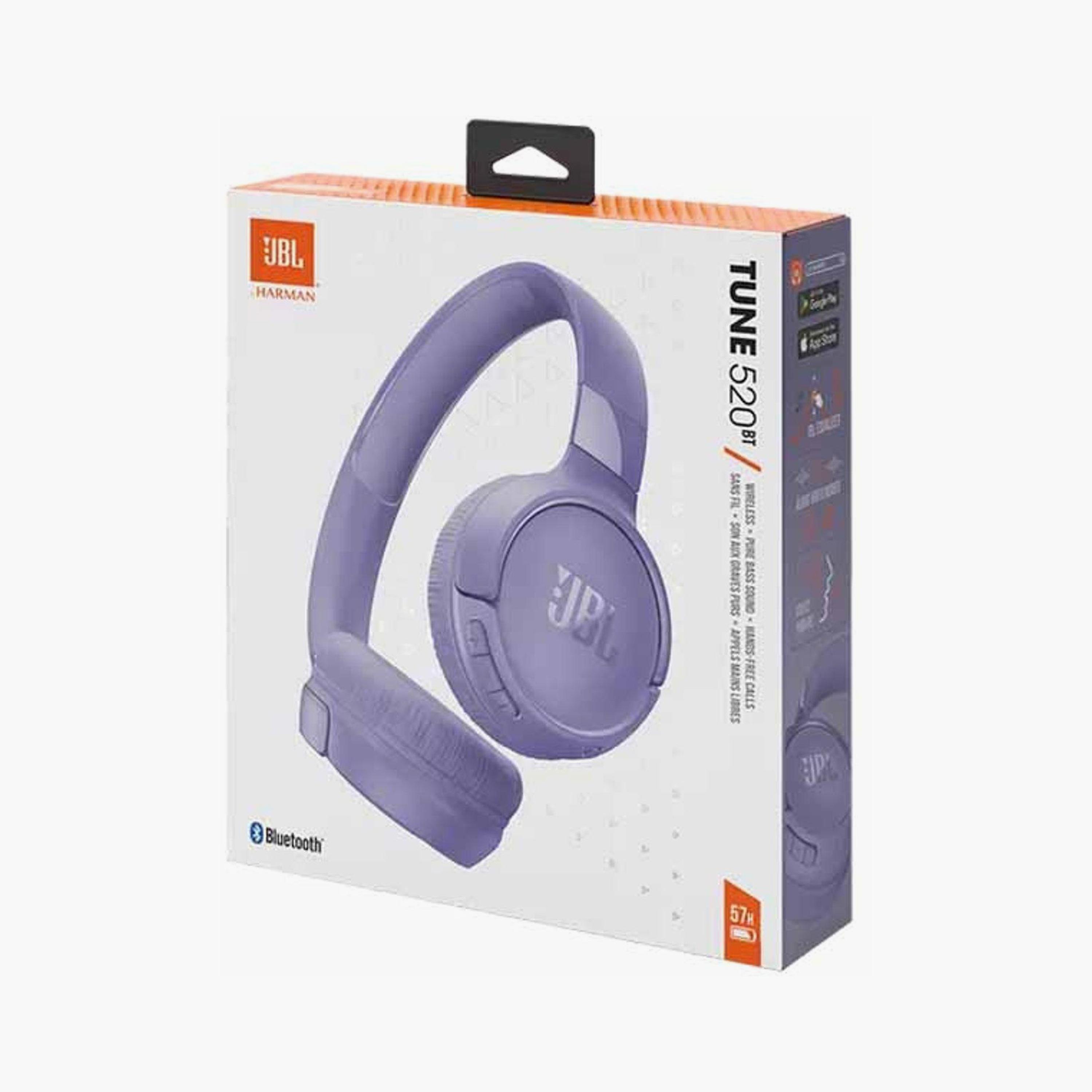 سماعات اذن لاسلكية تيون على الاذن ارجواني من جيه بي ال | JBLT520BTBLUE-electronics-headphonesandearphones-image-3