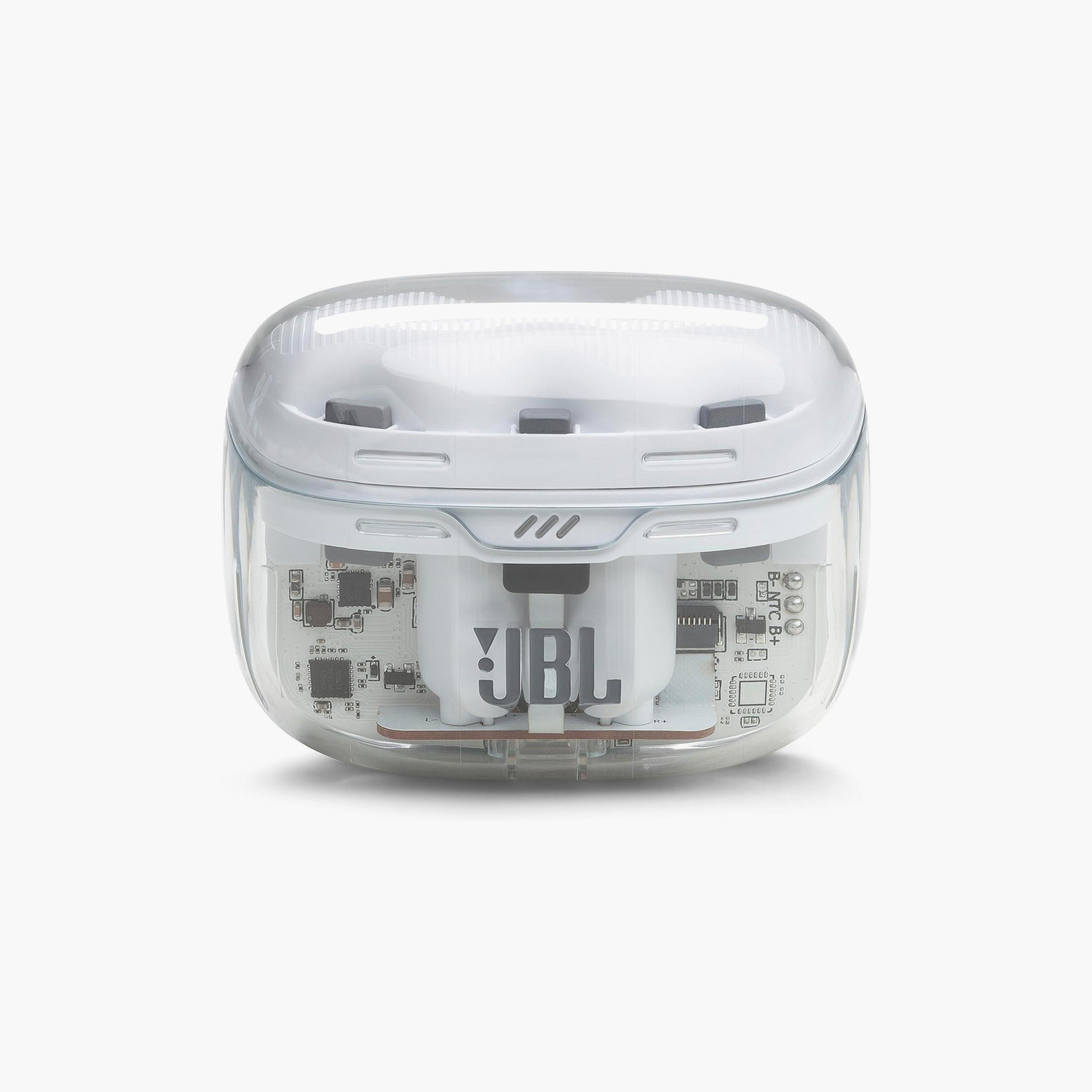 JBL Tune Beam: True Wireless Noise Cancelling Earbuds, 48H Battery, Ghost White | JBLTBEAMGWHT-electronics-headphonesandearphones-image-2