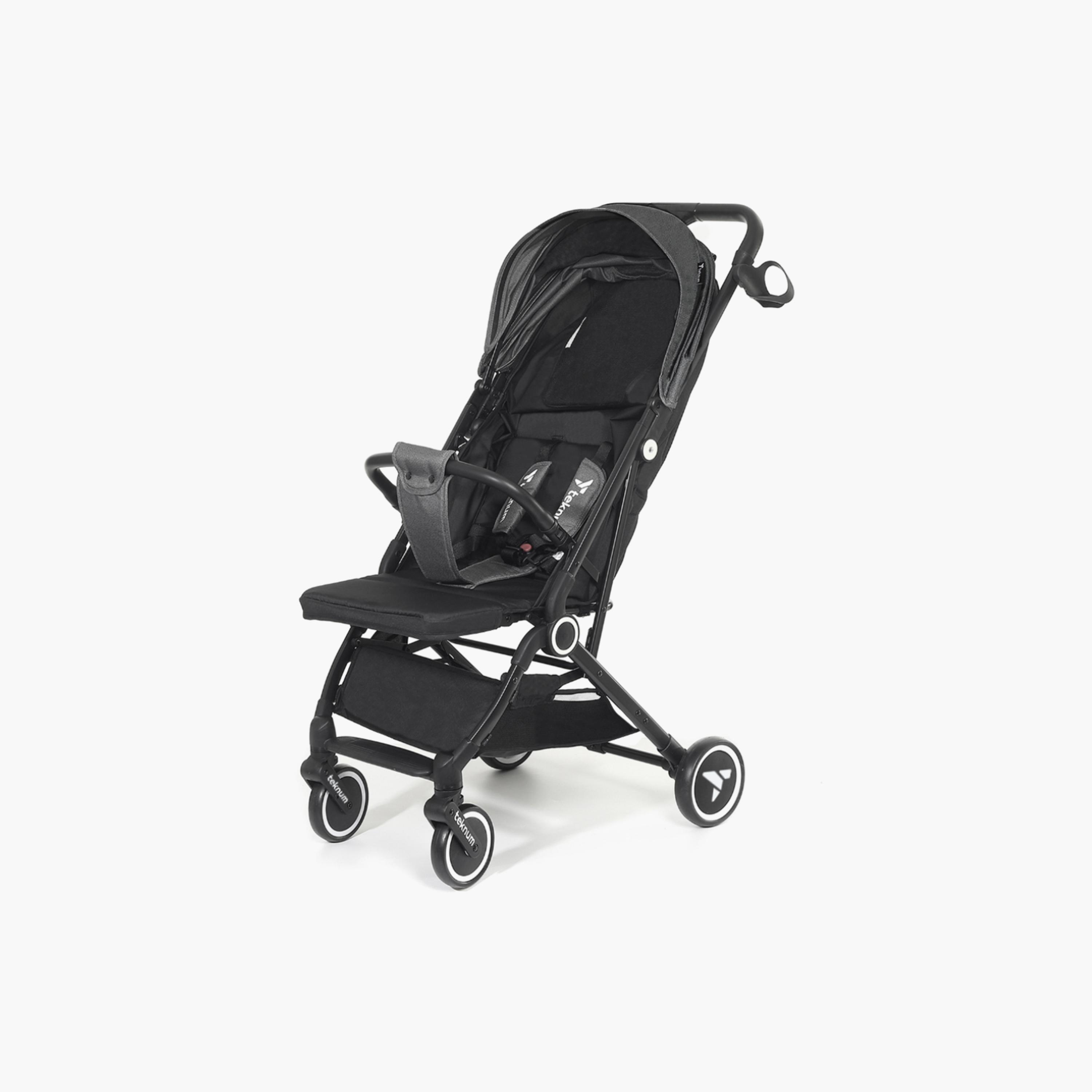 Teknum Travel Cabin Stroller with Coffee Cup Holder - Grey-baby-gear-strollersandprams-strollers-image-8