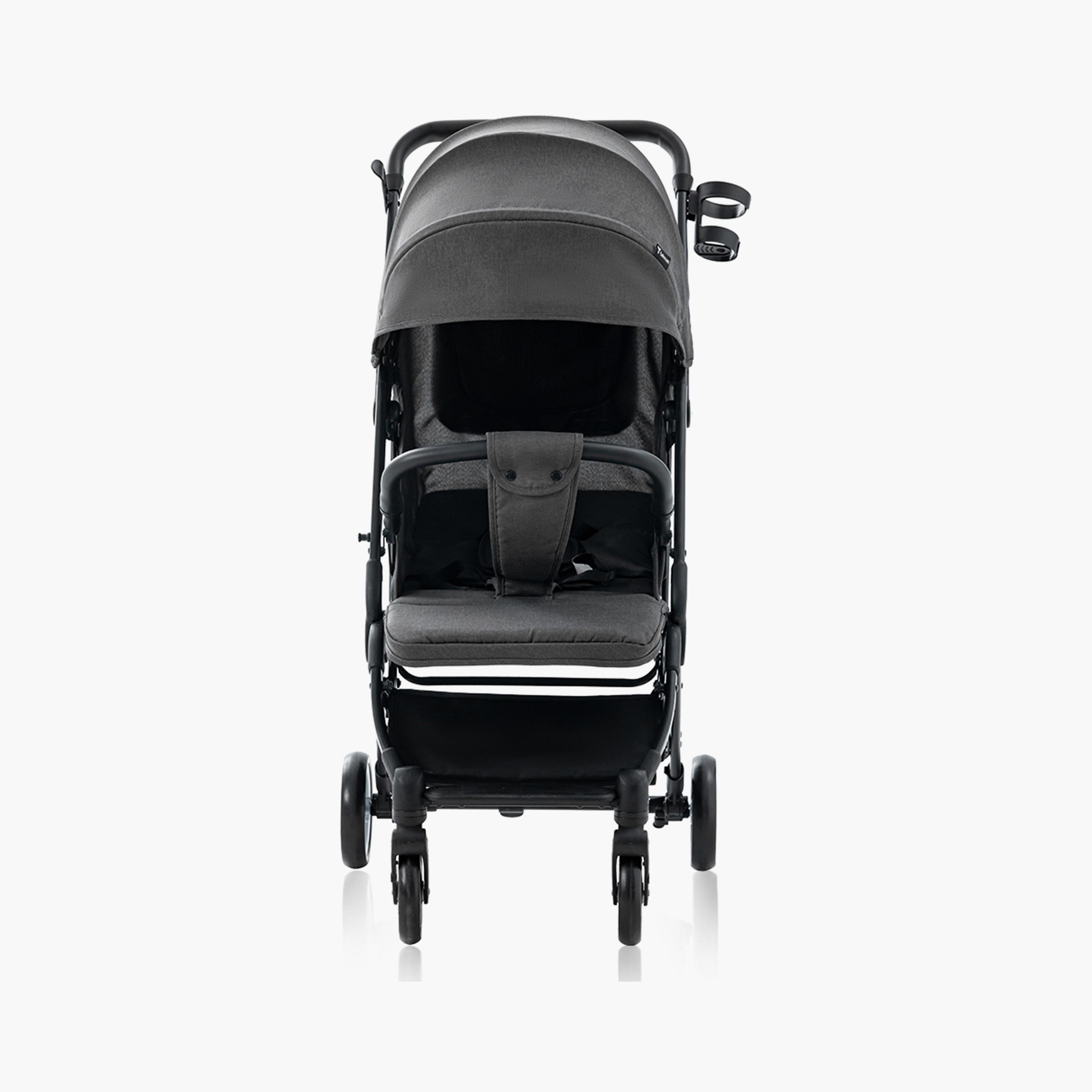 Teknum Travel Cabin Stroller with Coffee Cup Holder - Grey-baby-gear-strollersandprams-strollers-image-9