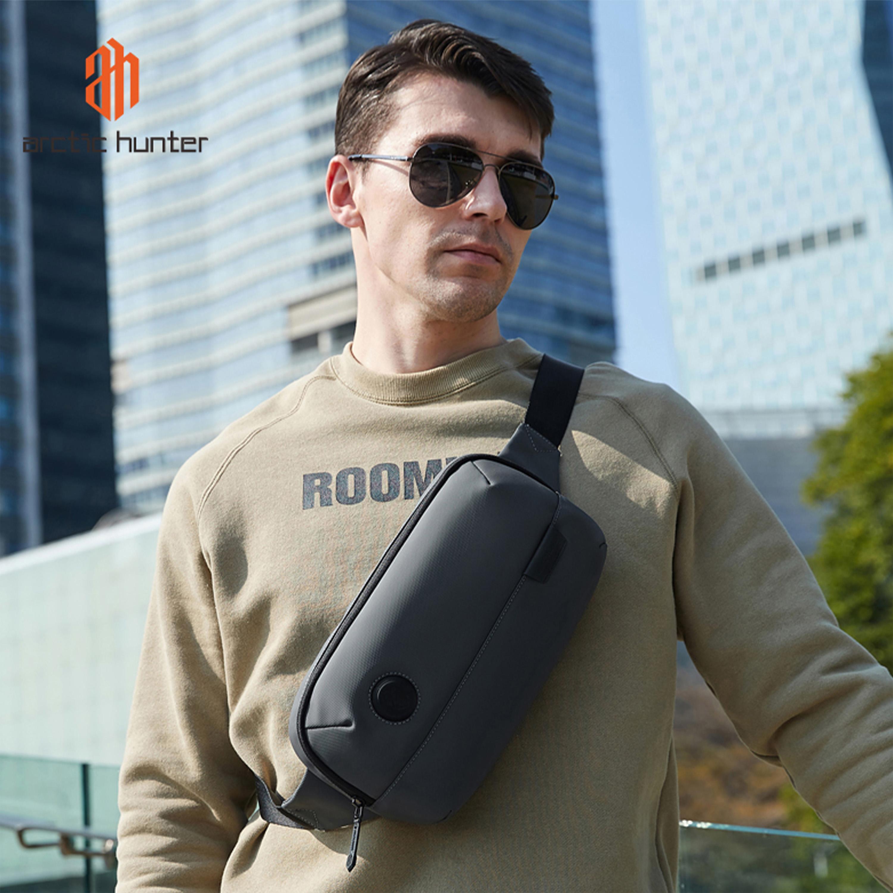 Arctic Hunter Water-Resistant and Anti-Theft Crossbody Sling Bag with Zipper Closure-travel-accessories-image-4