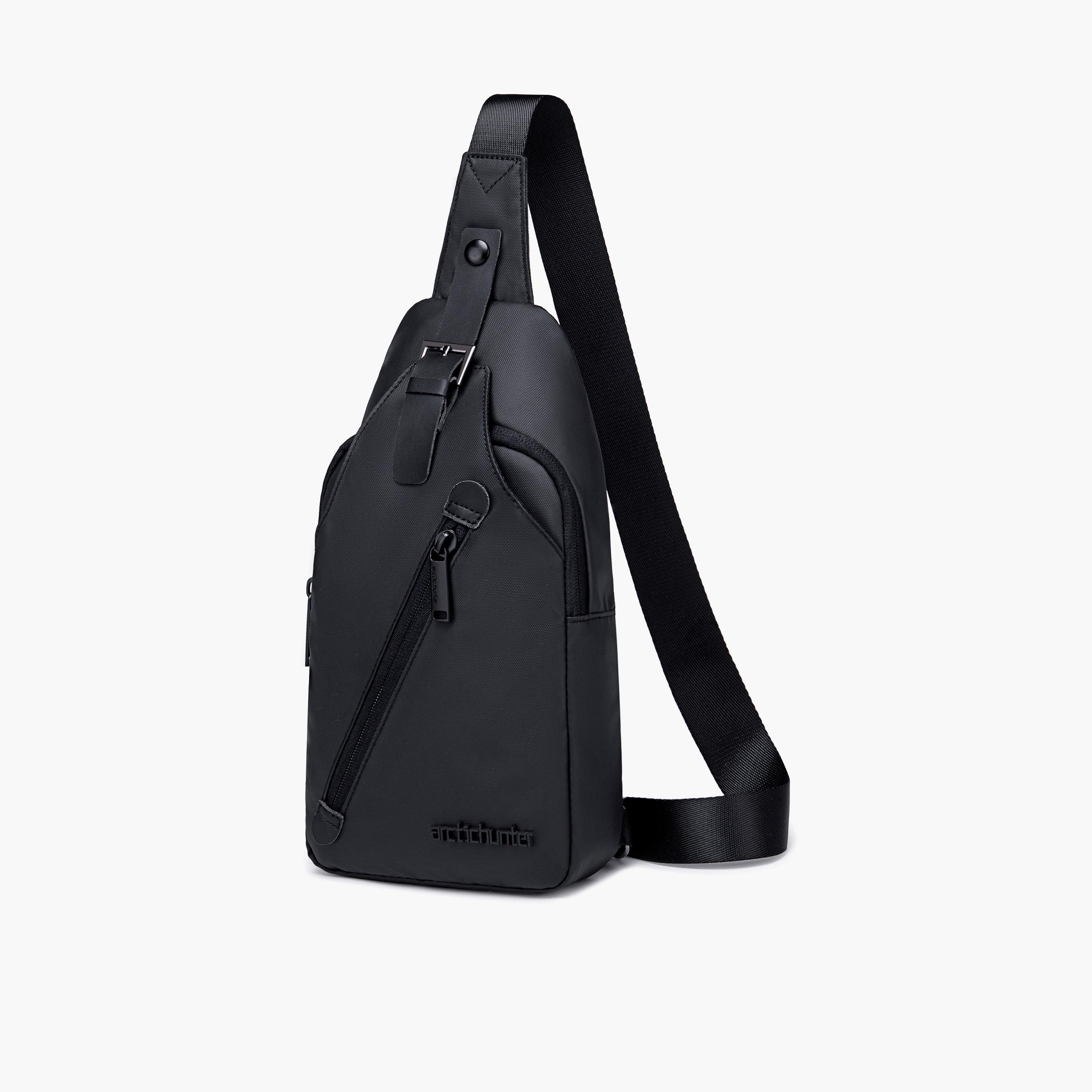 Arctic Hunter Water-Resistant Sling Bag with Zipper Closure and Built-in Earphone Jack-travel-accessories-image-1