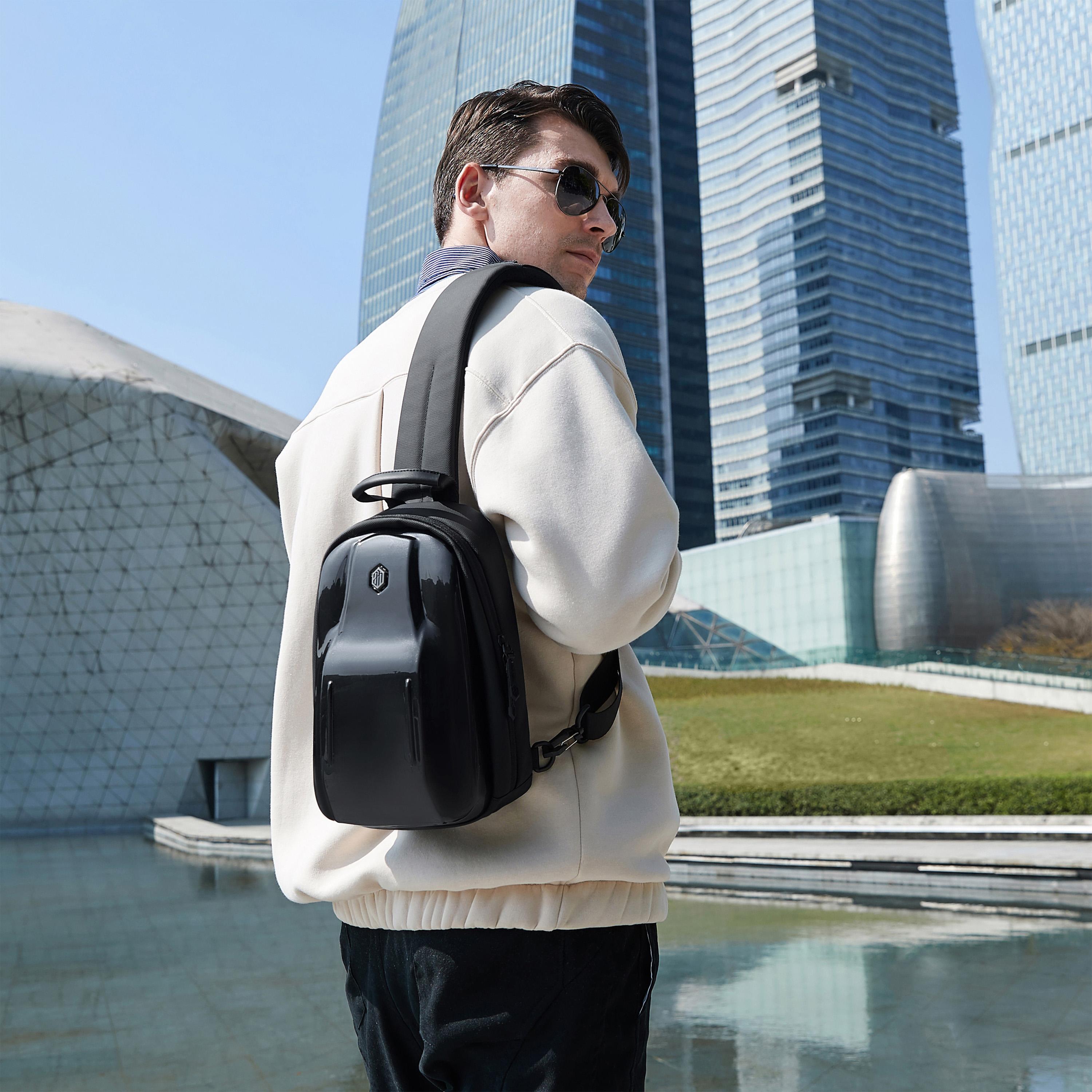 Arctic Hunter Water-Resistant and Anti-Theft Sling Bag with Zip Closure-travel-accessories-image-6