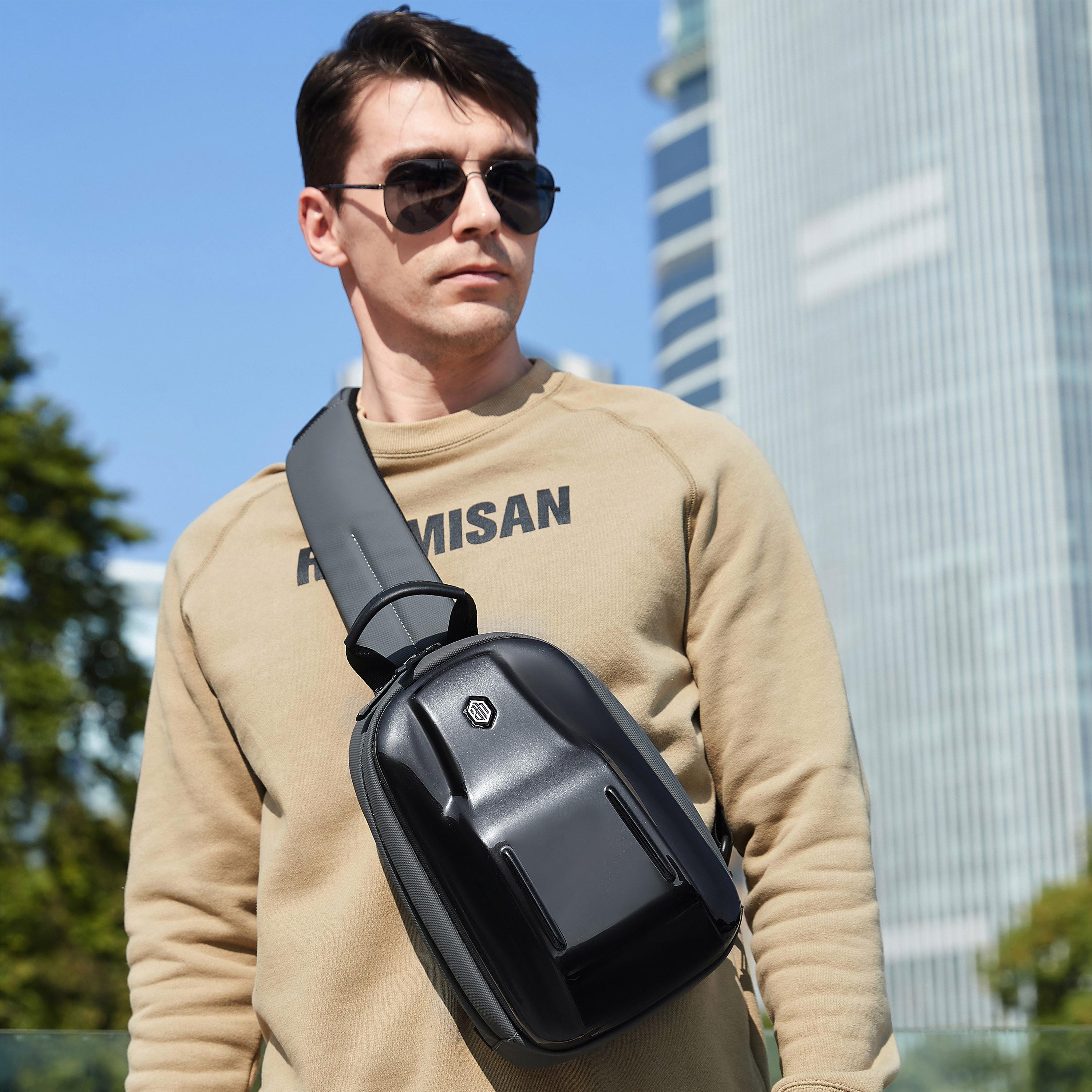 Arctic Hunter Water-Resistant and Anti-Theft Sling Bag with Zip Closure-travel-accessories-image-4