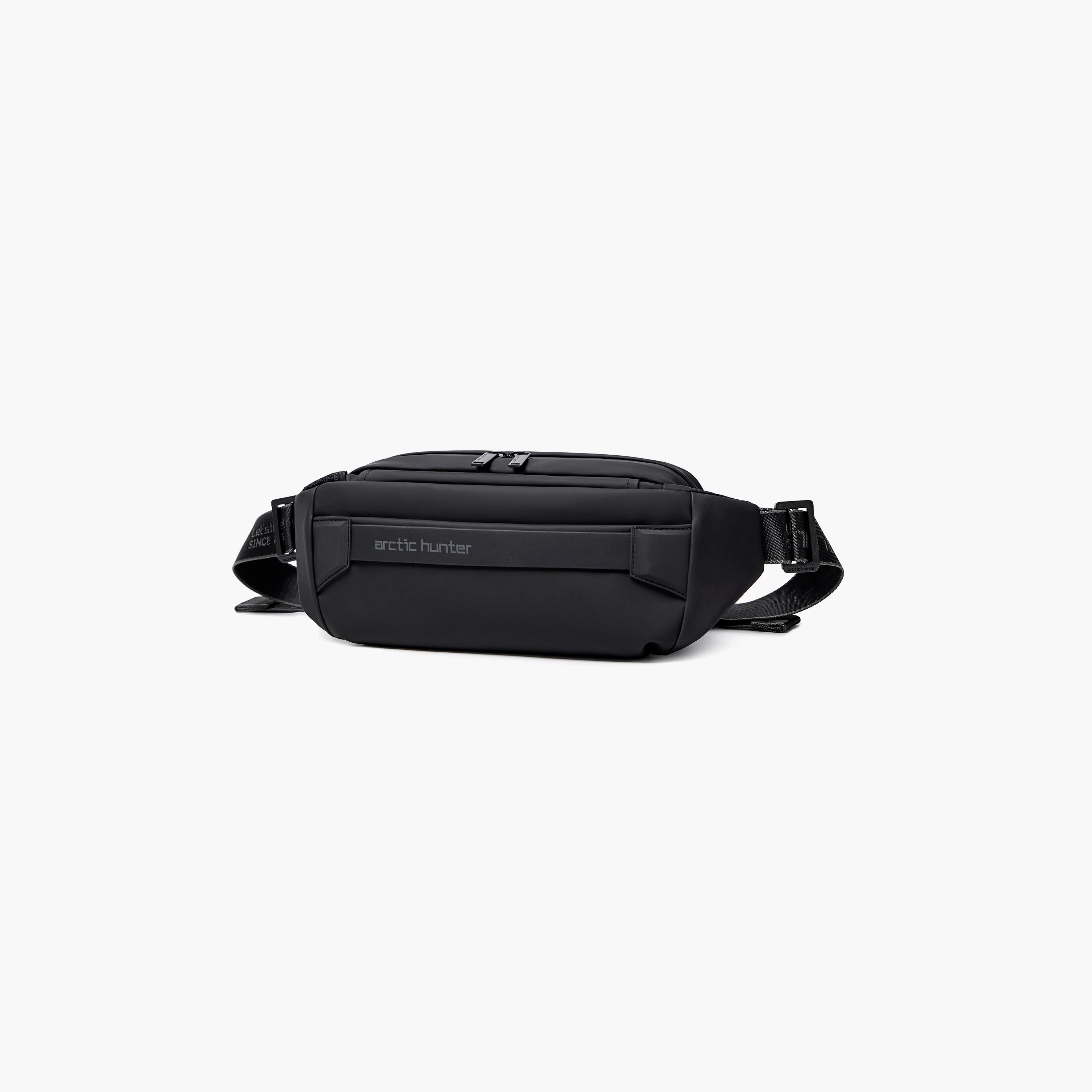 Arctic Hunter Water-Resistant Sling Bag with Zipper Closure-men-bags-image-1