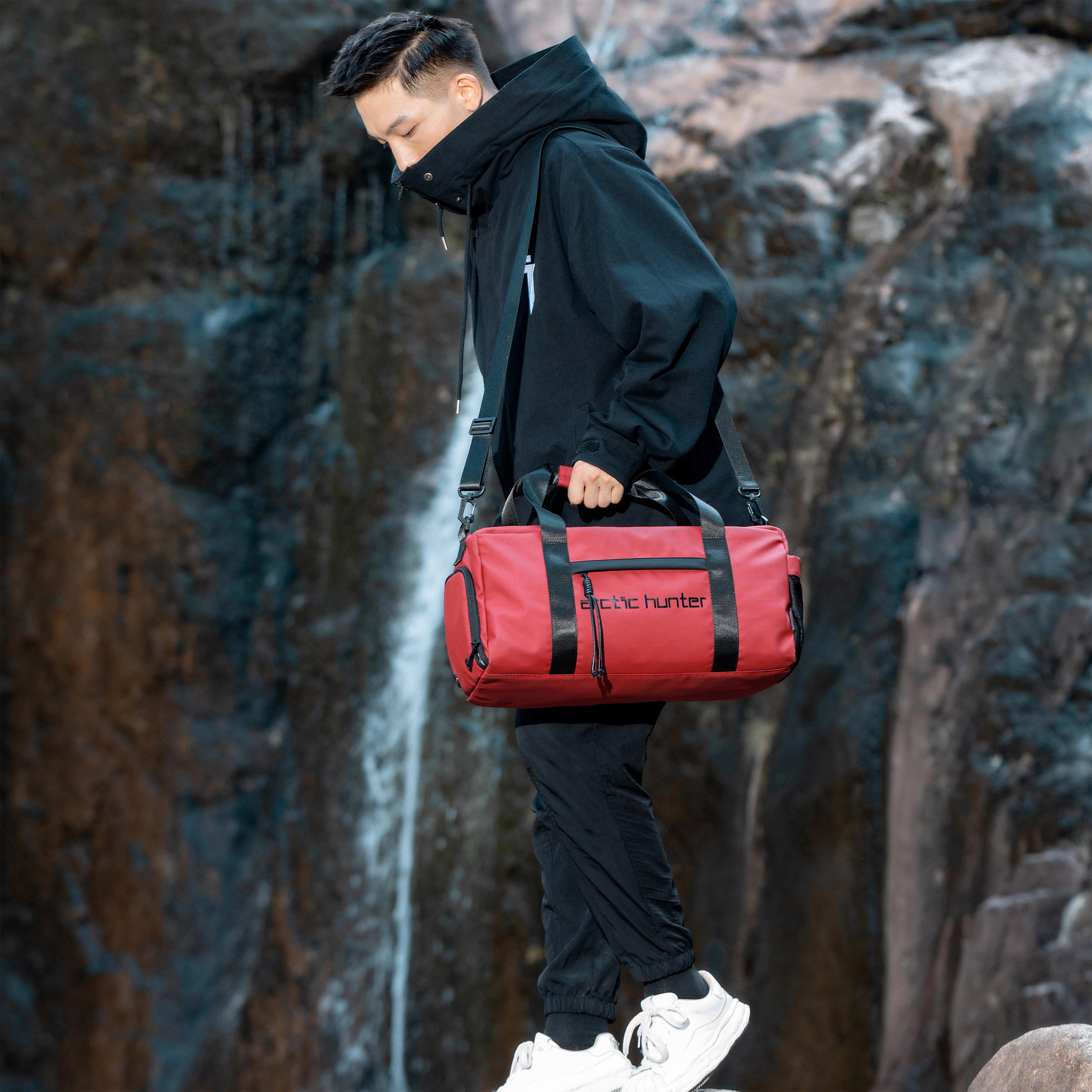 Arctic Hunter Water-Resistant Duffel Bag with Zipper Closure-travel-luggagesandbags-dufflebags-image-4