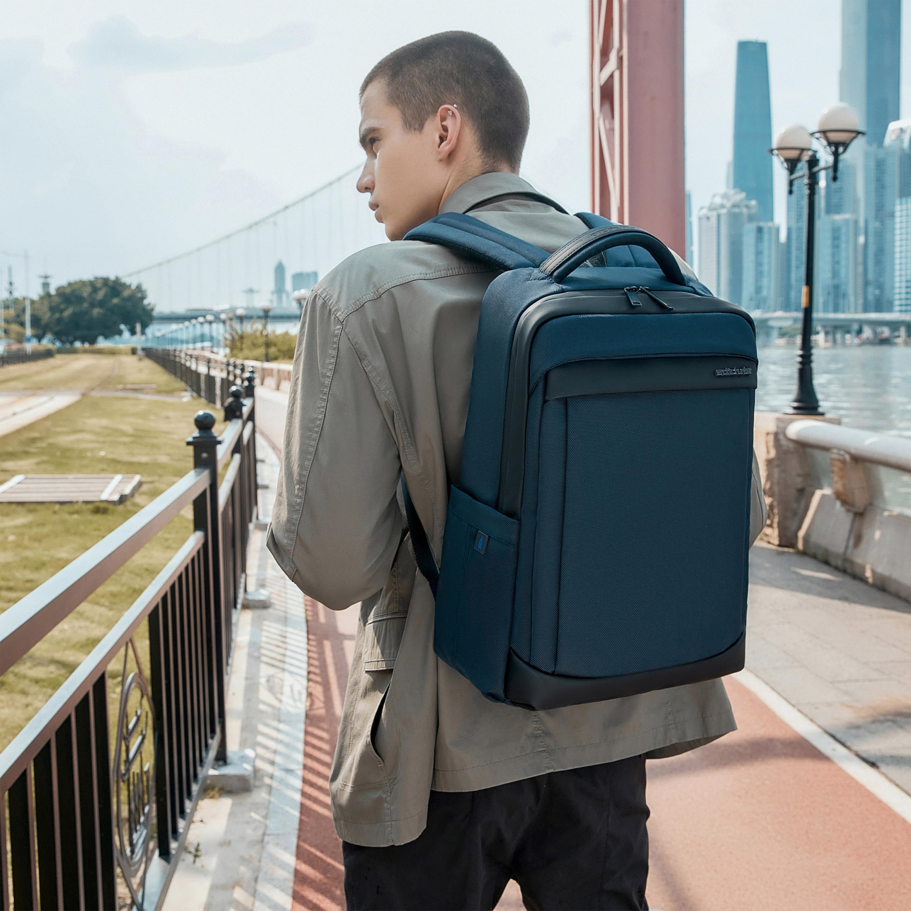اركتيك هنتر- شنطة كمبيوتر محمول مقاس 15.6 إنش بوليستر مع منفذ USB مدمج | B00478-travel-luggagesandbags-backpacks-image-8