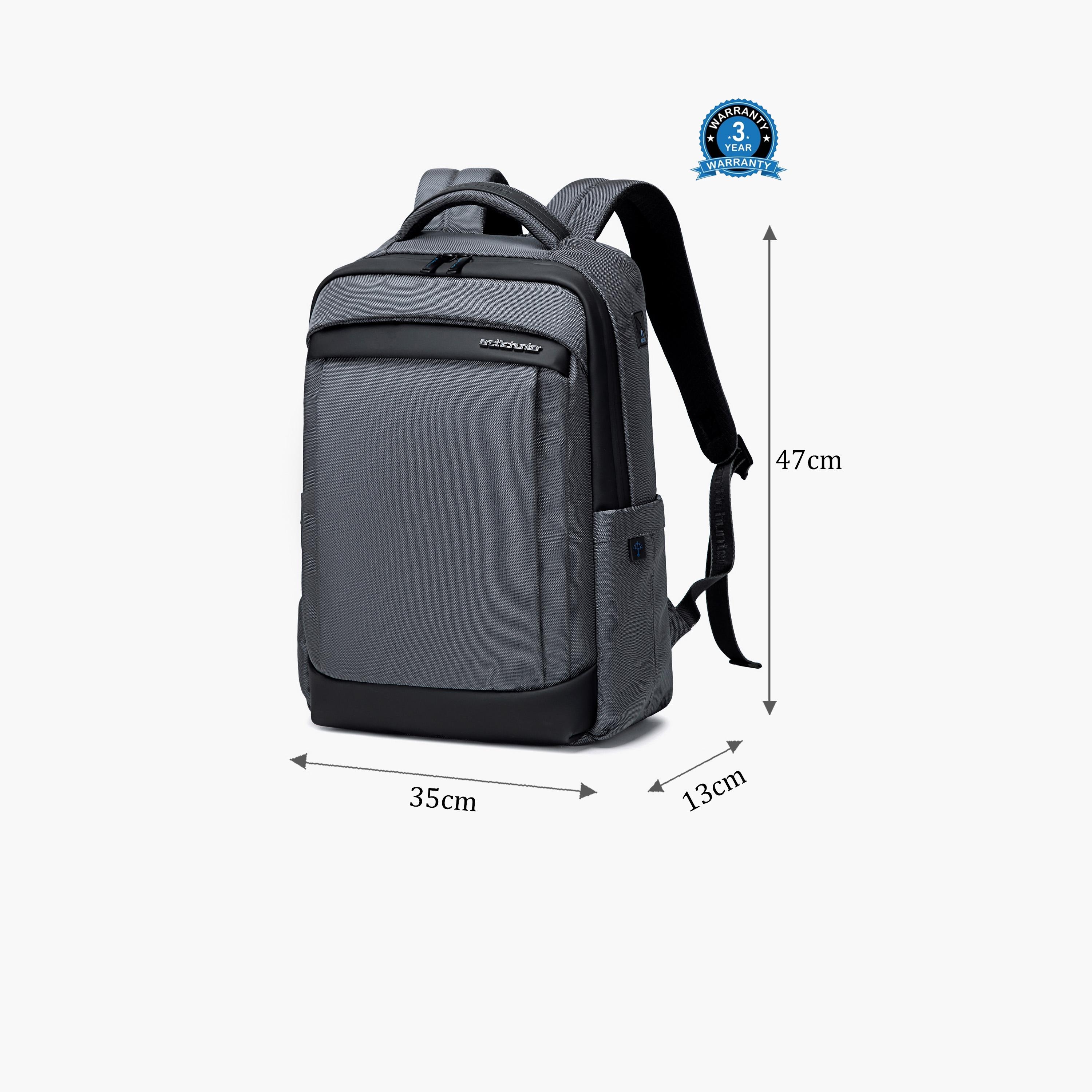 Arctic Hunter 15.6 Inches Laptop Bag Polyester with Built-in USB Port | B00478-travel-luggagesandbags-backpacks-image-2