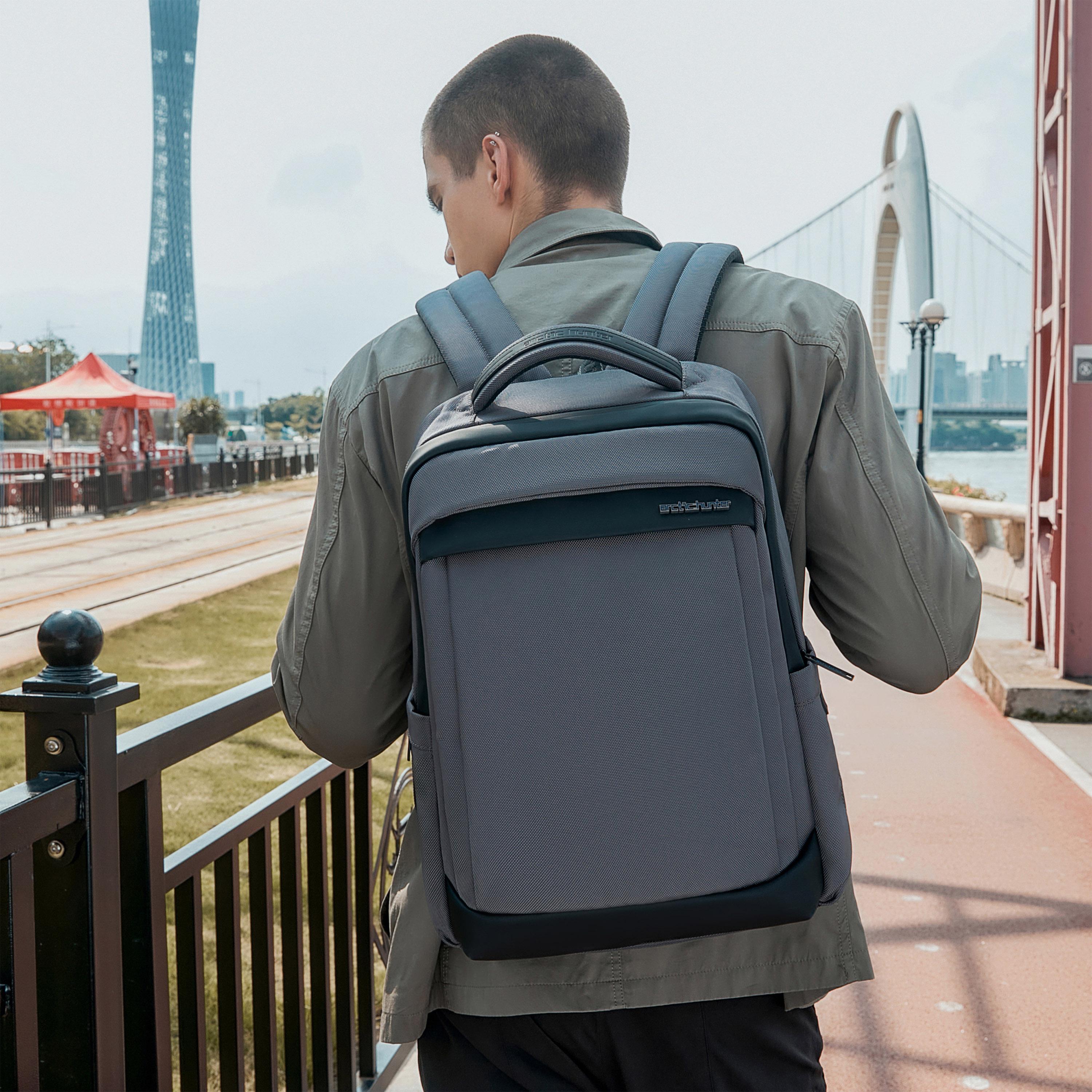 Arctic Hunter 15.6 Inches Laptop Bag Polyester with Built-in USB Port | B00478-travel-luggagesandbags-backpacks-image-8
