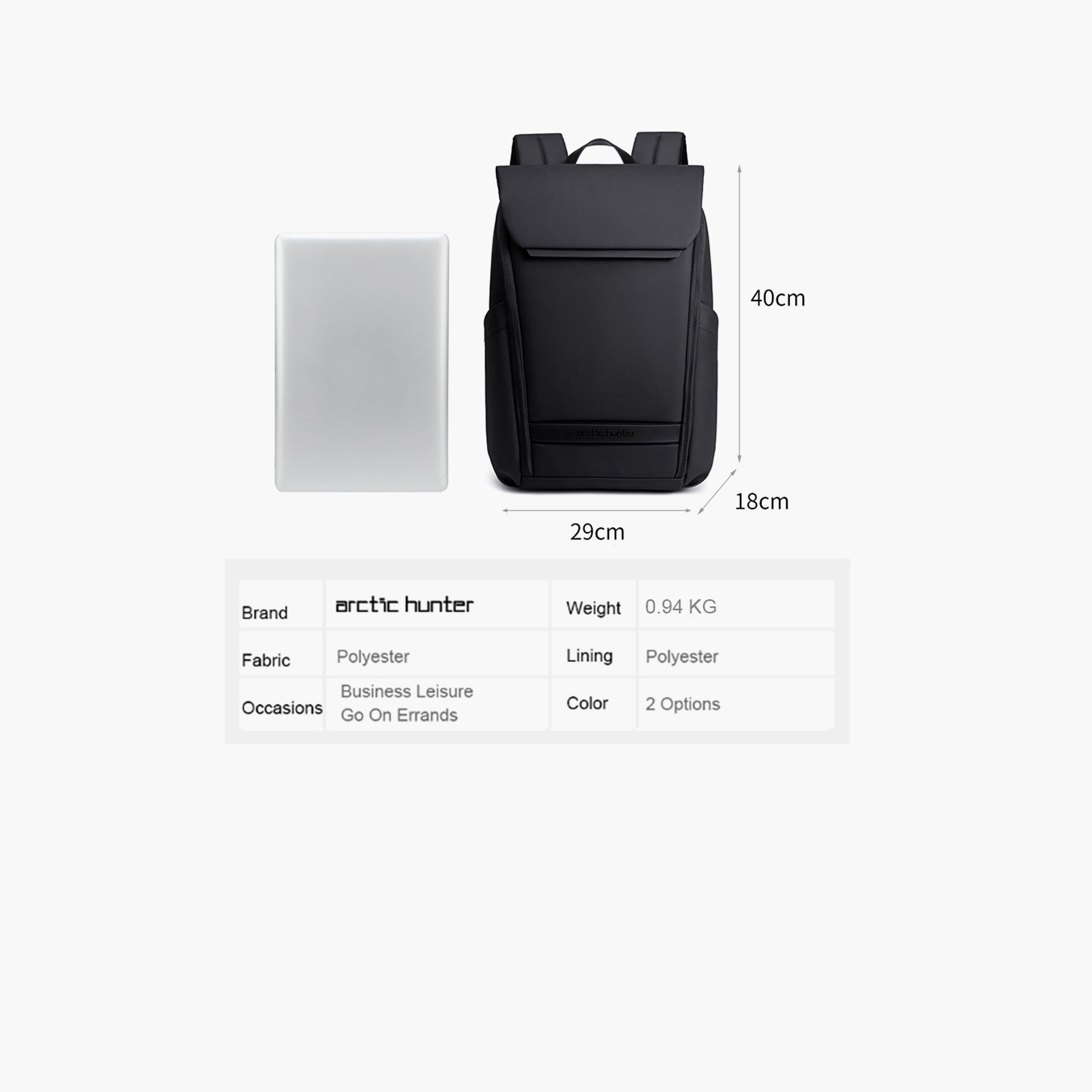 Arctic Hunter 15.7 Inches Laptop Bag Polyester Blend with Water-Resistance and TSA Friendly | B00559-travel-luggagesandbags-backpacks-image-4