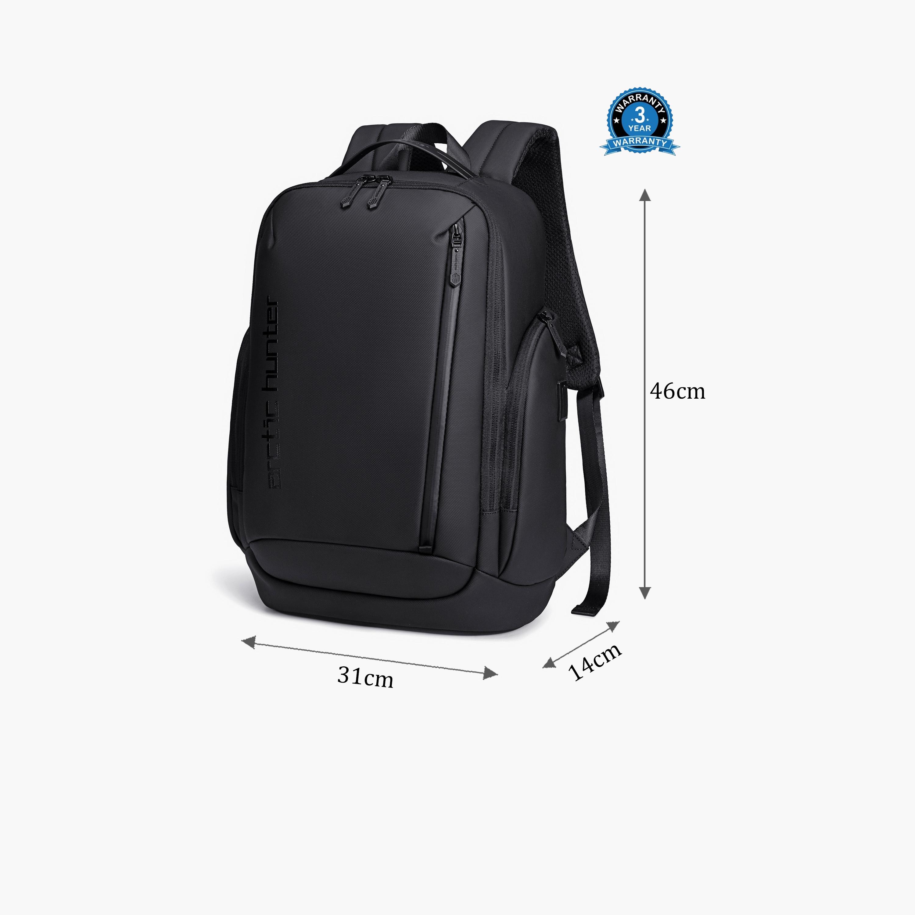 Arctic Hunter 18 Inches Laptop Bag Polyester Blend with Built-in USB/Headphone Port | B00554-travel-luggagesandbags-backpacks-image-2