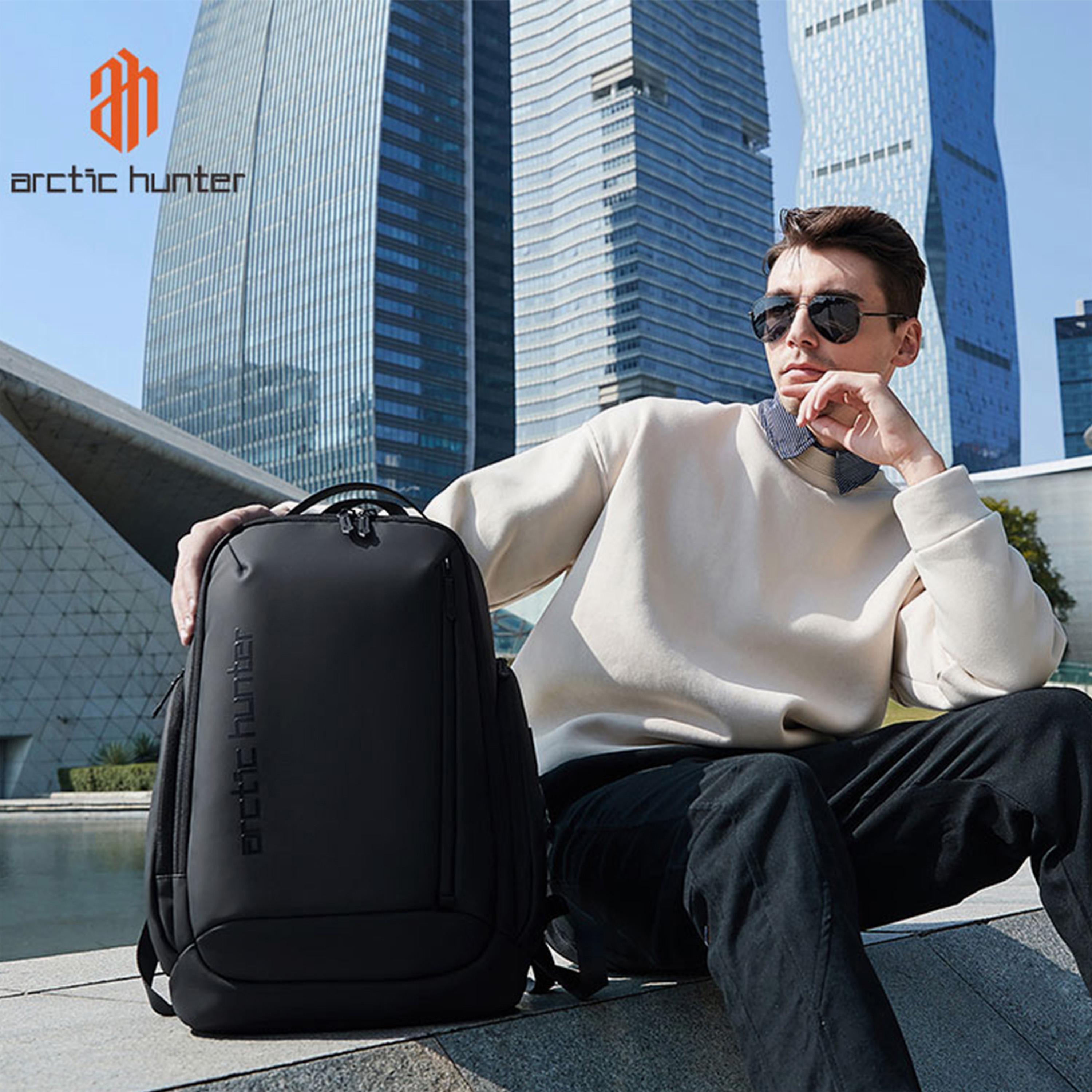 Arctic Hunter 18 Inches Laptop Bag Polyester Blend with Built-in USB/Headphone Port | B00554-travel-luggagesandbags-backpacks-image-5