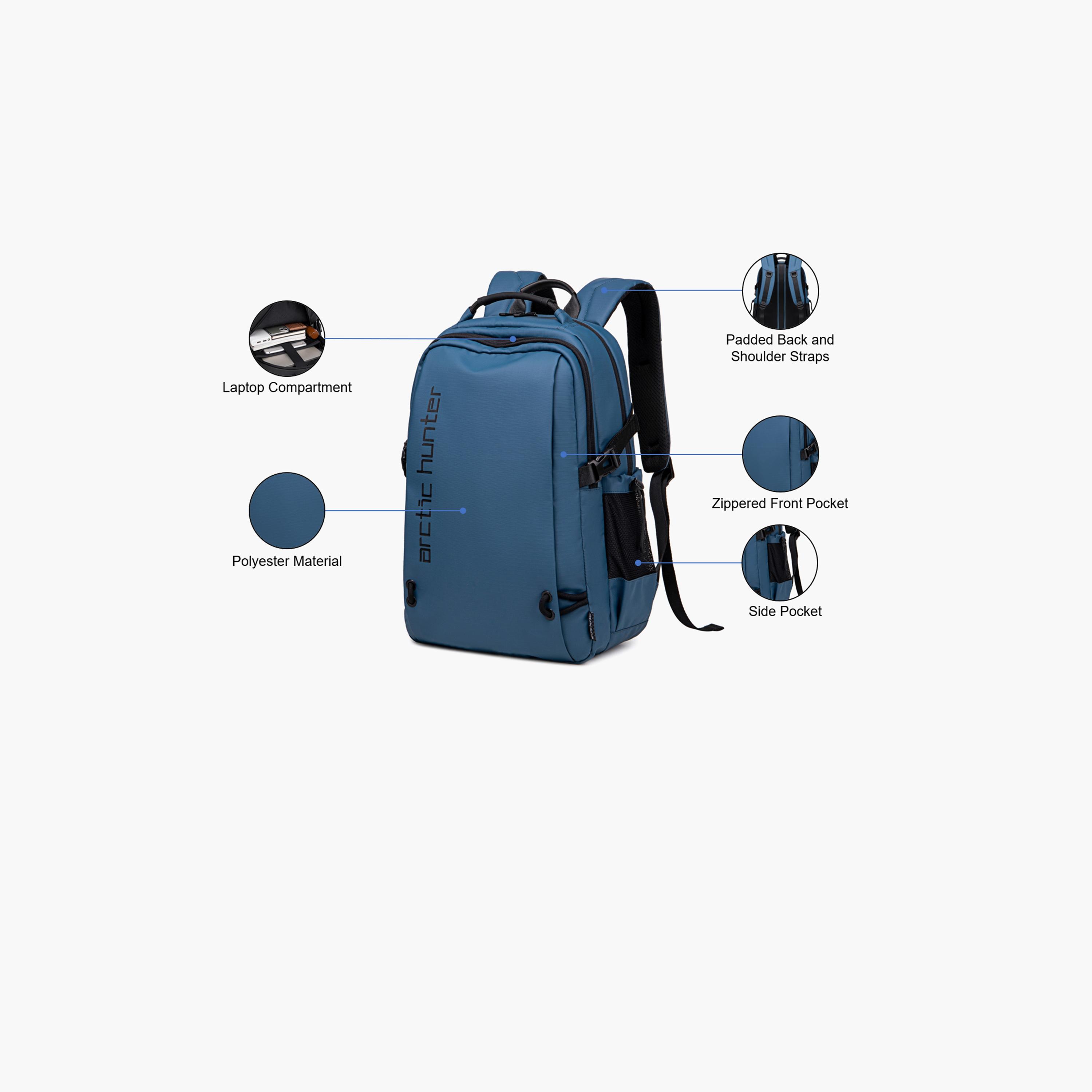 Arctic Hunter 18 Inches Laptop Bag Polyester Premium with Water Resistance| B00530-travel-luggagesandbags-backpacks-image-3