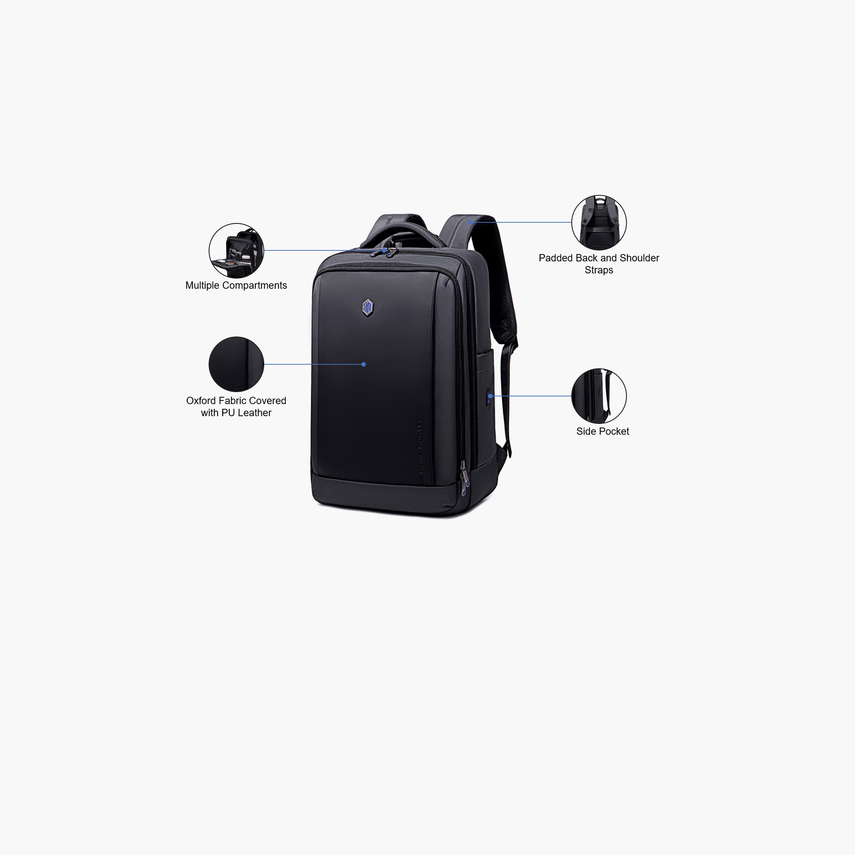 Arctic Hunter 18 Inches Laptop Bag Polyester Blend with Anti Theft | B00550-men-bags-image-3
