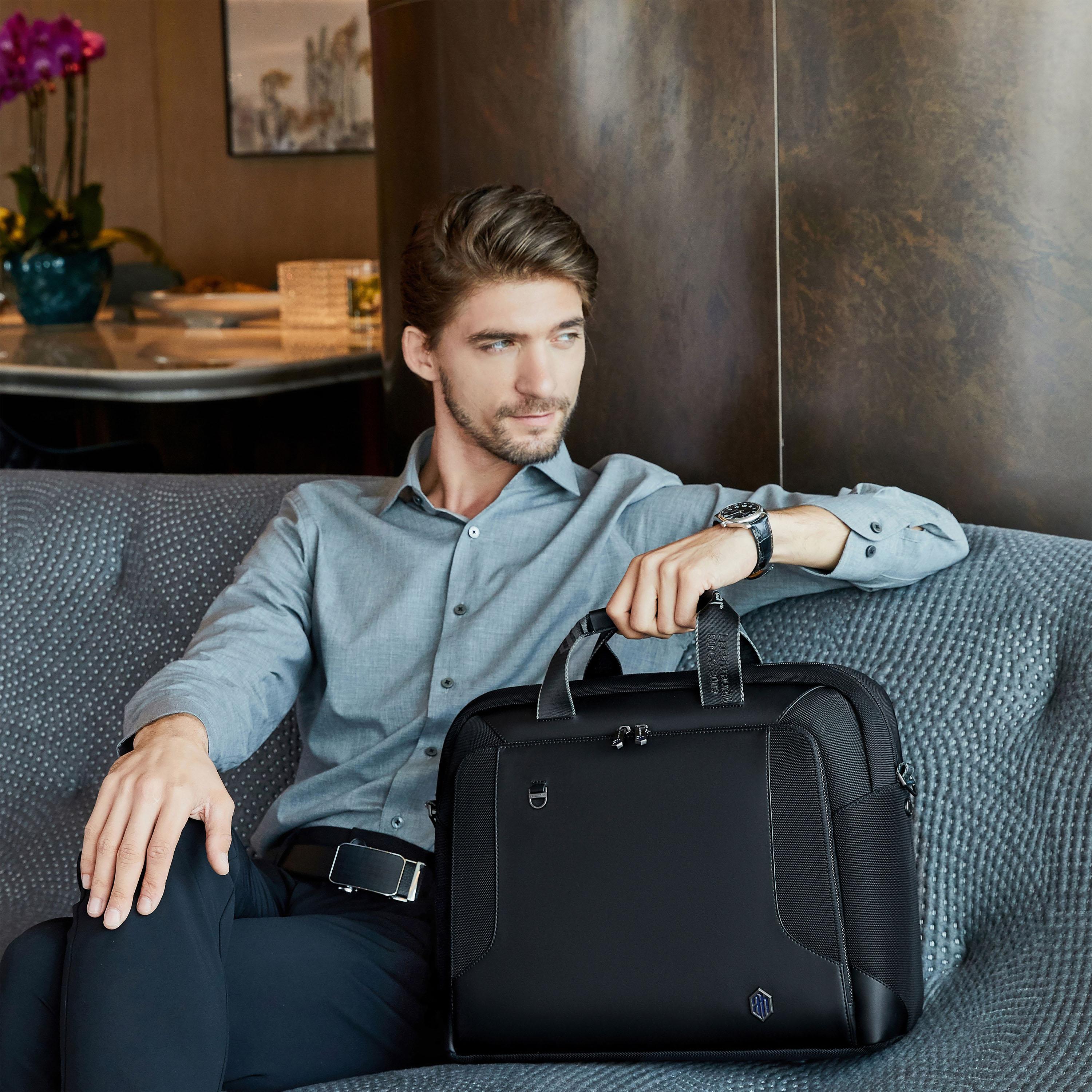 Arctic Hunter 15.6 Inches Laptop Bag Polyester Blend with Anti-theft and Adjustable Shoulder Strap | GW0004-men-bags-image-6