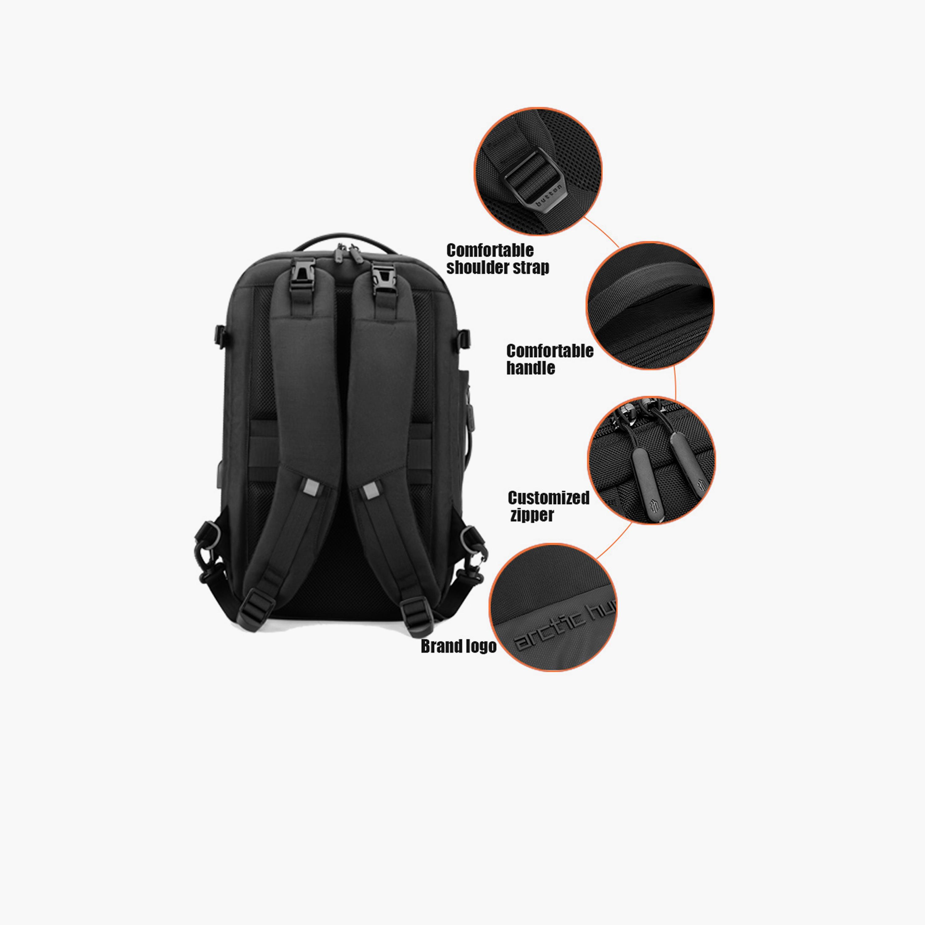 Arctic Hunter 19 Inches Laptop Bag Polyester with Built-in USB/Headphone Port | B00382-travel-luggagesandbags-backpacks-image-5