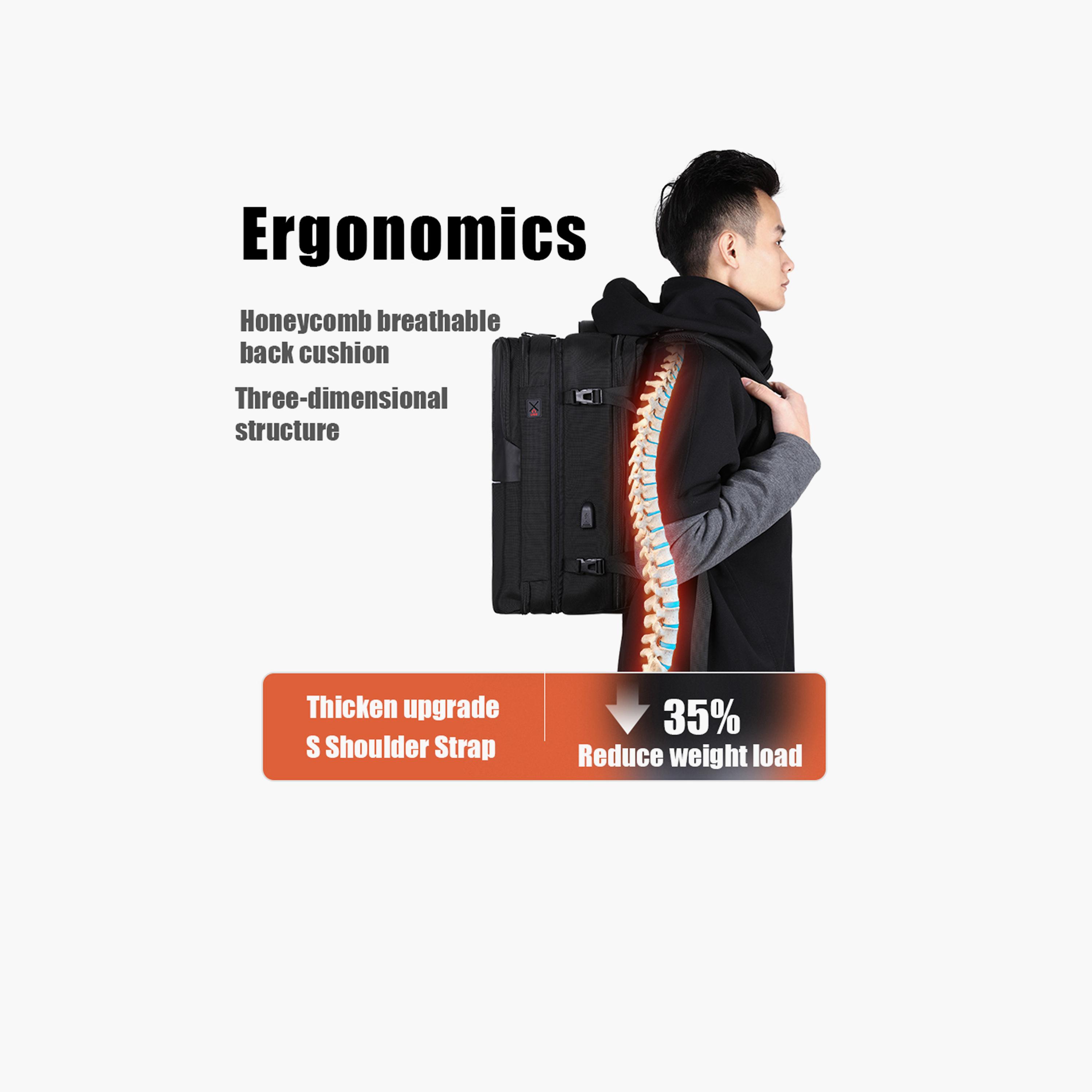 Arctic Hunter 19 Inches Laptop Bag Polyester with Built-in USB/Headphone Port | B00382-travel-luggagesandbags-backpacks-image-7