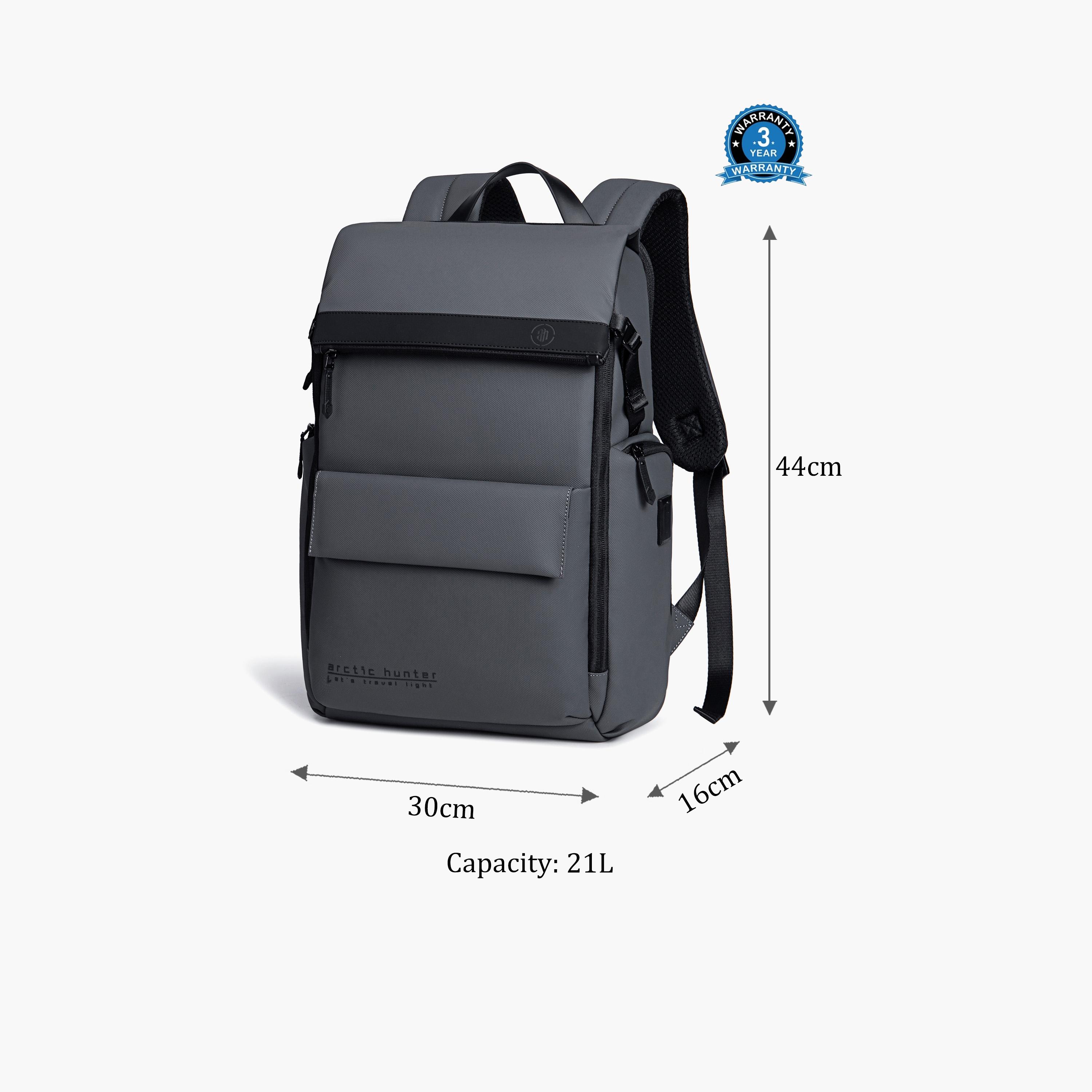 Arctic Hunter 21L | 17 Inches Laptop Bag Polyester Blend with TSA Opening | B00562-travel-luggagesandbags-backpacks-image-2