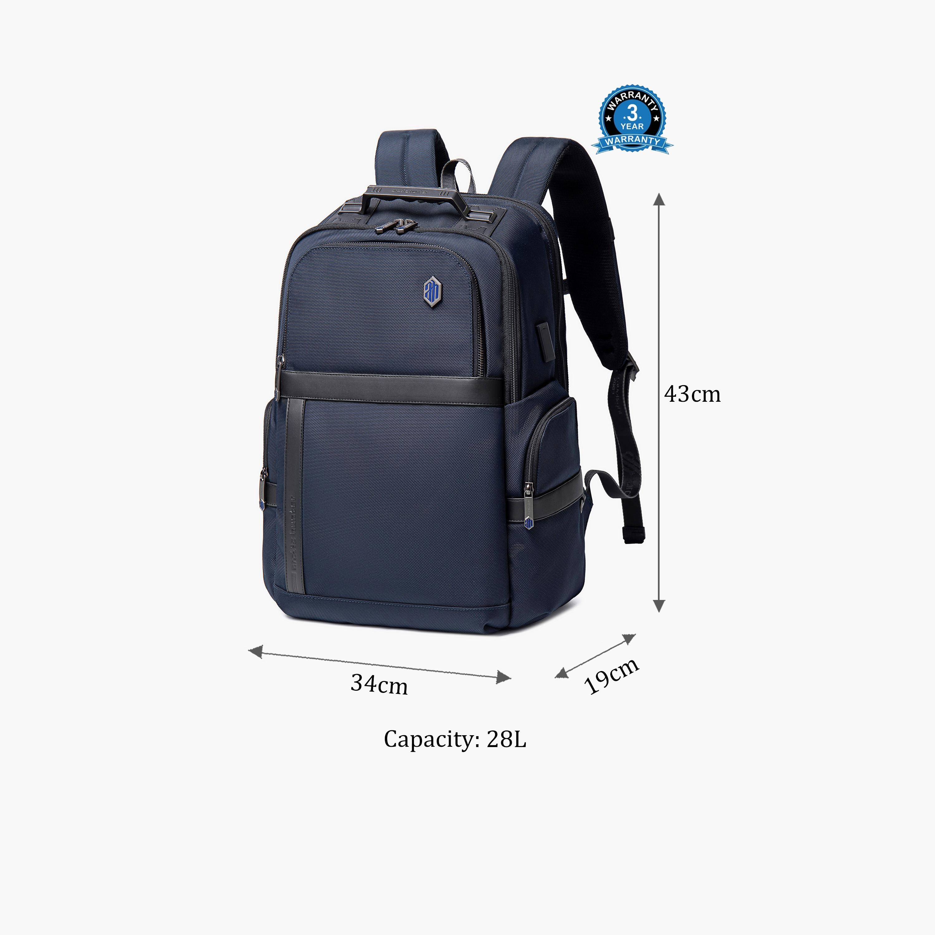 Arctic Hunter 28L | 17 Inches Laptop Bag Polyester Blend with Built-in USB/Headphone Port | B00449-travel-luggagesandbags-backpacks-image-2