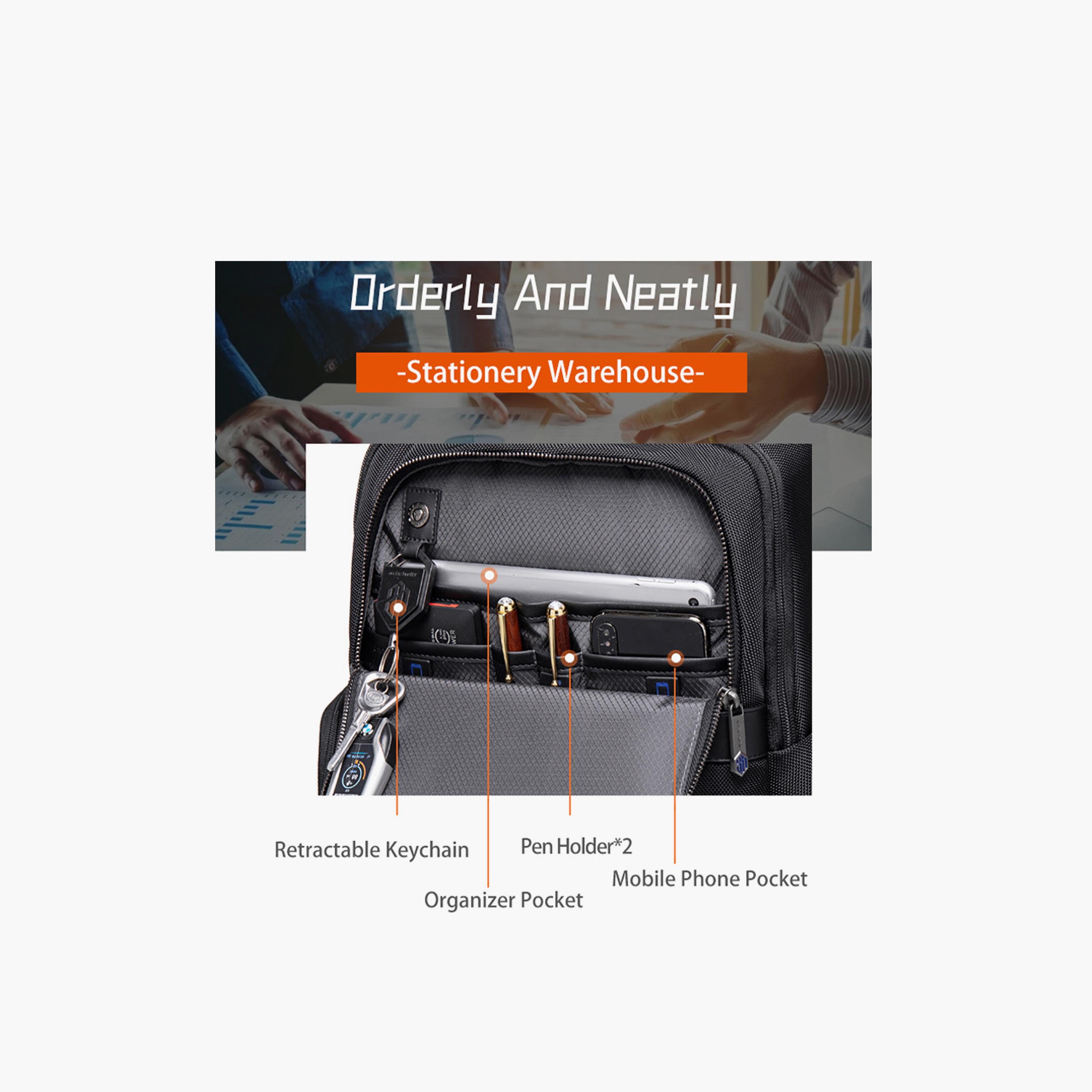 Arctic Hunter 28L | 17 Inches Laptop Bag Polyester Blend with Built-in USB/Headphone Port | B00449-travel-luggagesandbags-backpacks-image-8