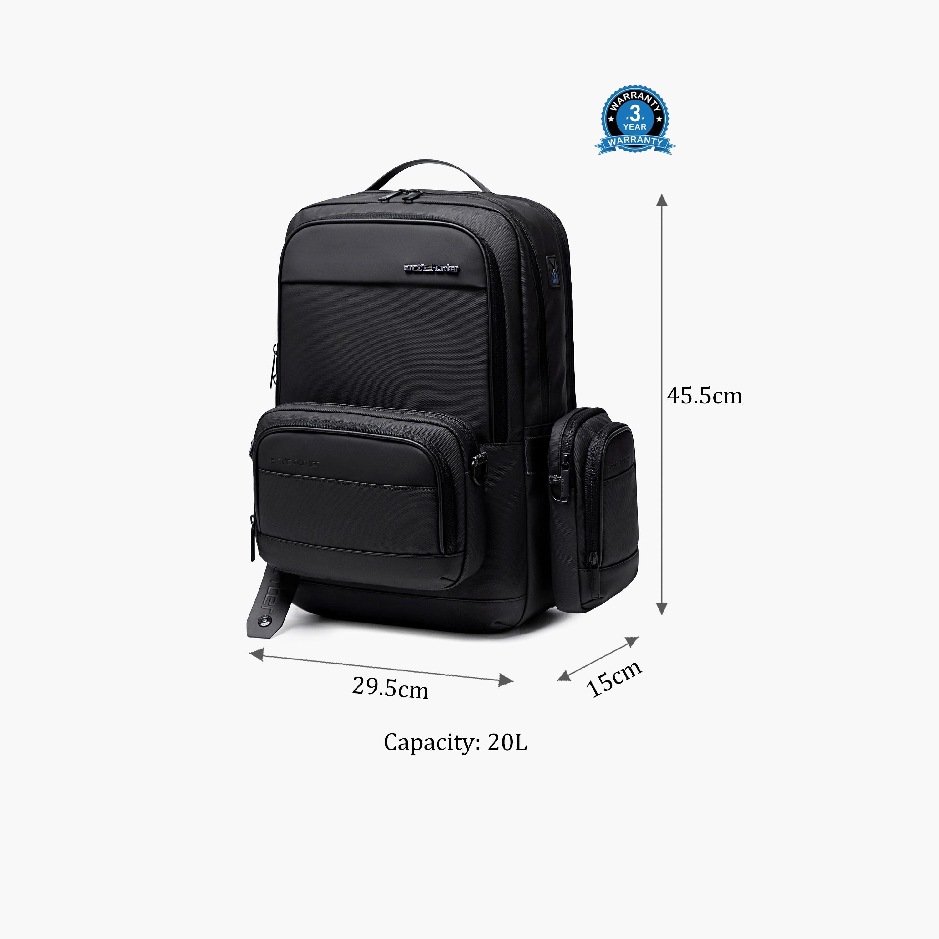 Arctic Hunter 20L | 17.3 Inches Laptop Bag Polyester with Built-in USB Port | B00483-men-bags-image-2