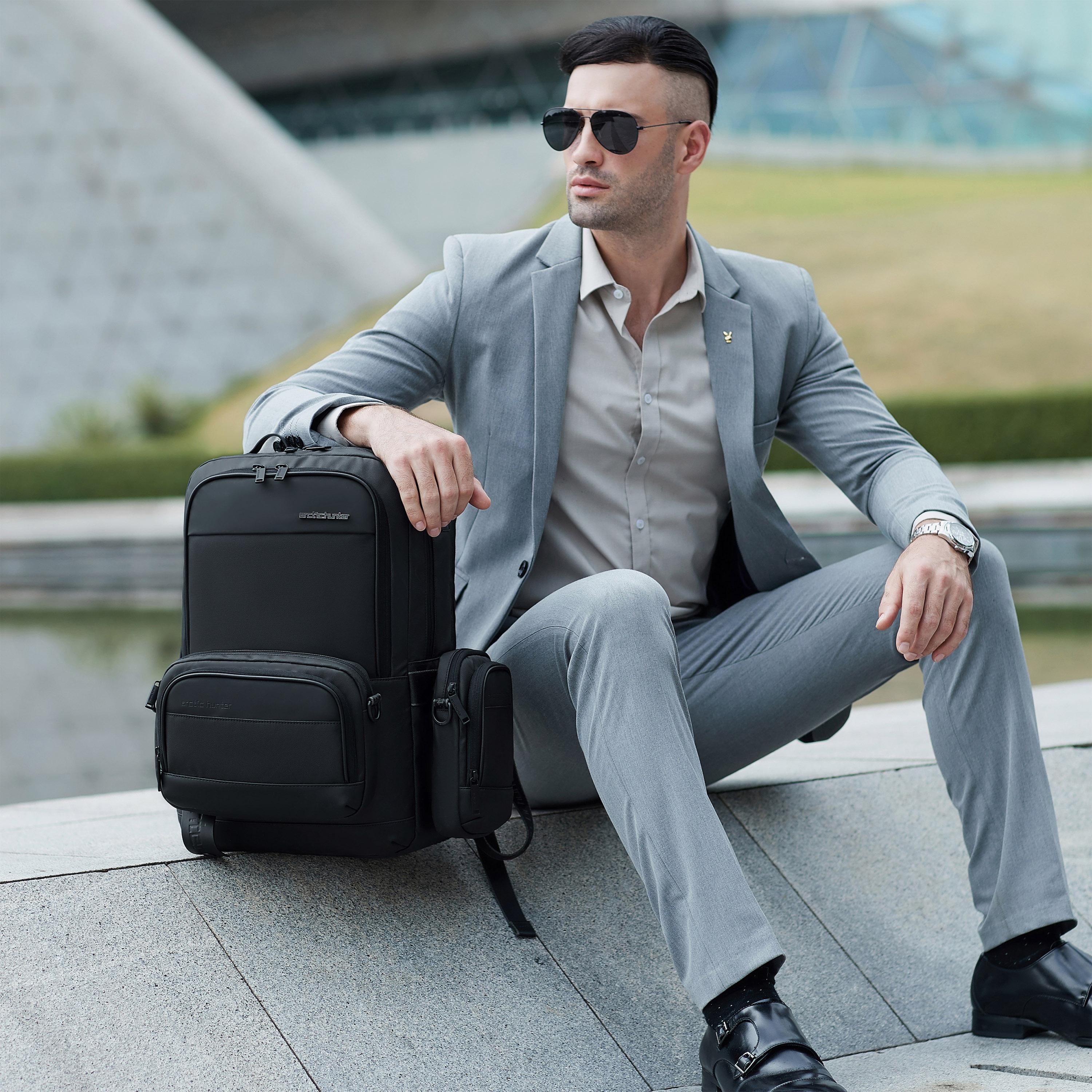 Arctic Hunter 20L | 17.3 Inches Laptop Bag Polyester with Built-in USB Port | B00483-men-bags-image-6