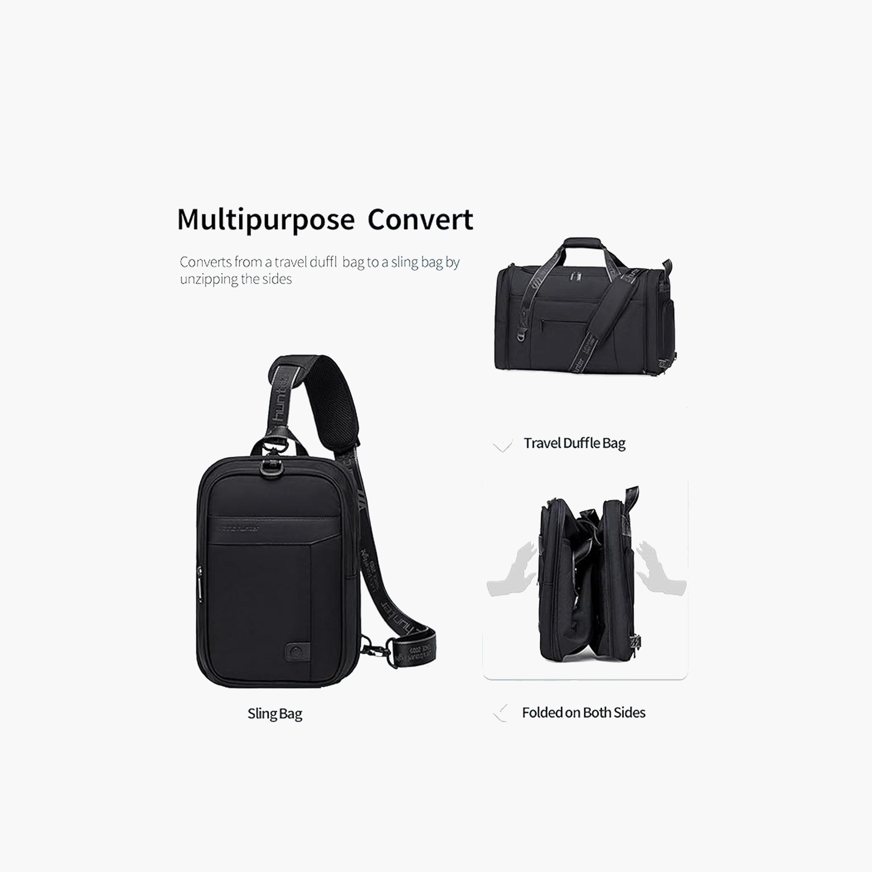 Arctic Hunter Water-Resistant Duffel Bag with Zipper Closure-travel-luggagesandbags-dufflebags-image-4
