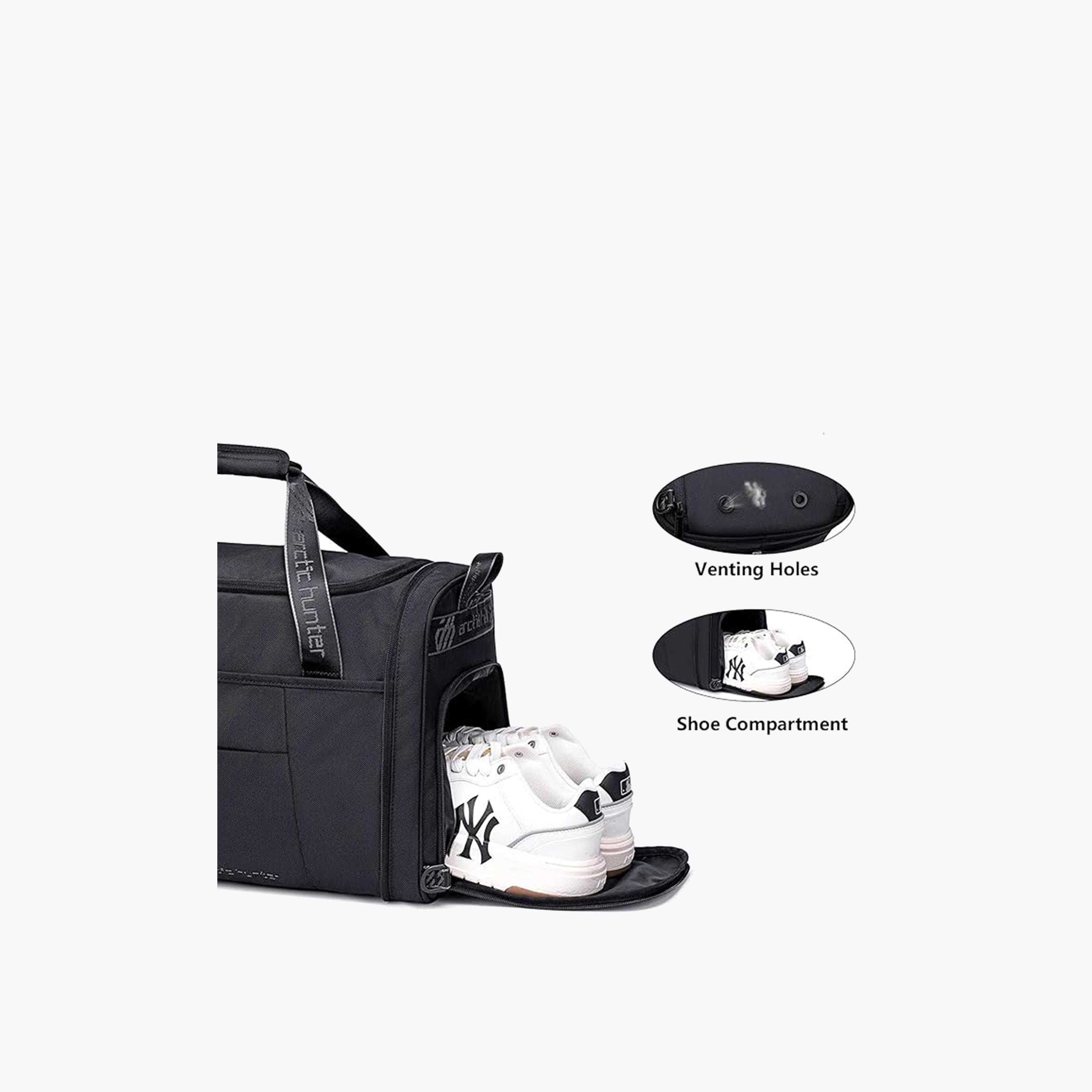 Arctic Hunter Water-Resistant Duffel Bag with Zipper Closure-travel-luggagesandbags-dufflebags-image-5